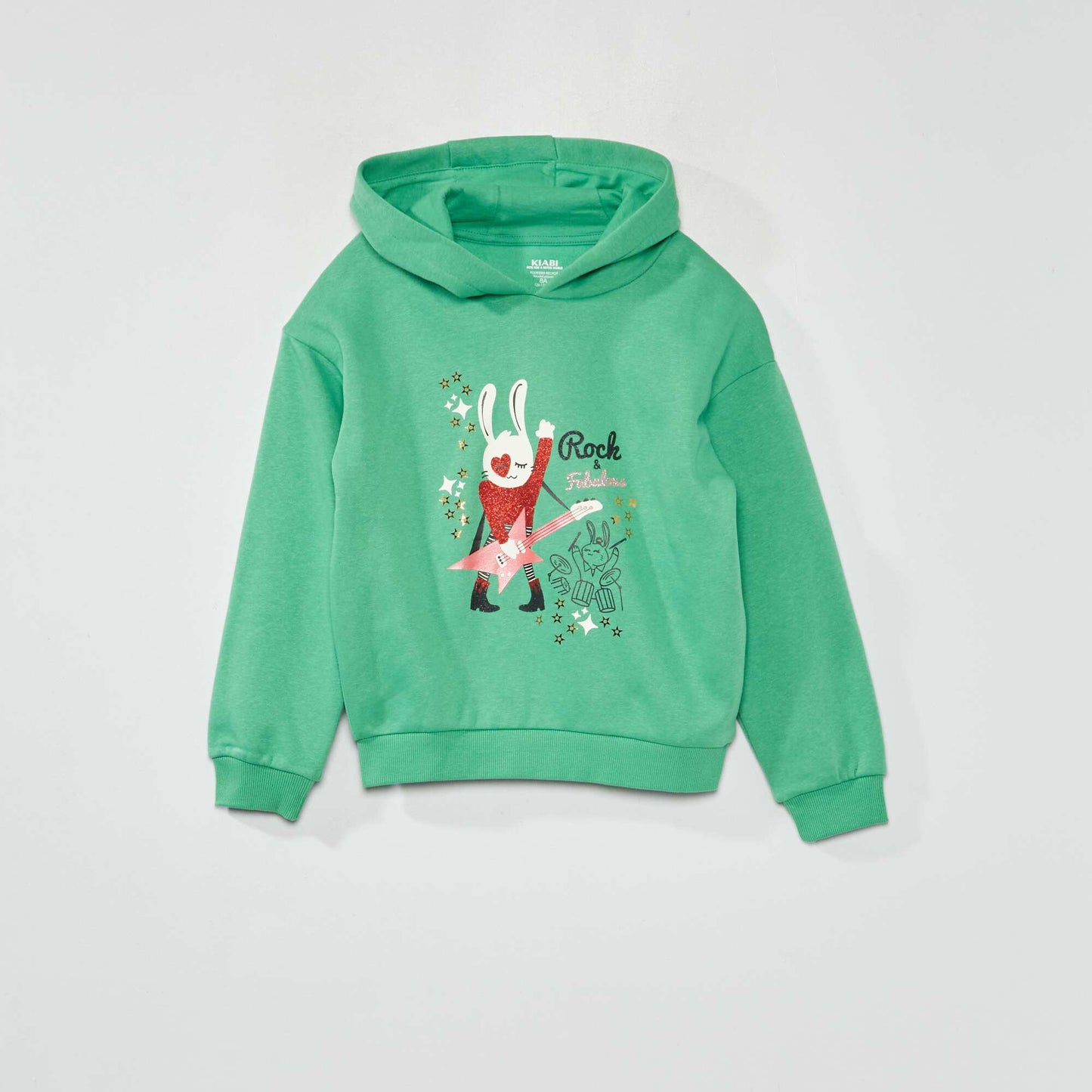 Sweatshirt fabric hoodie GREEN