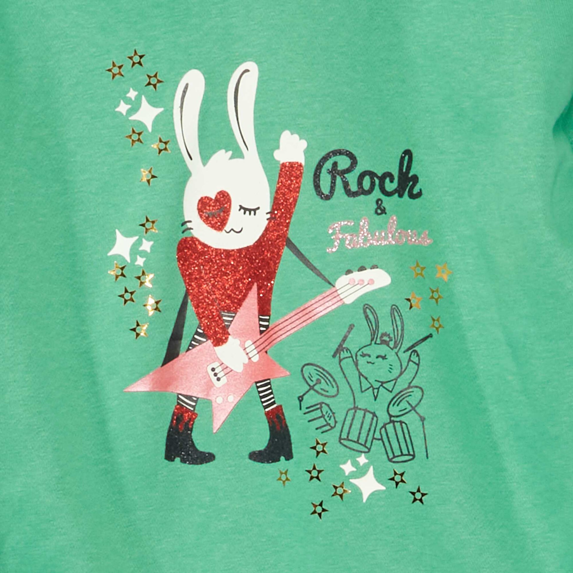 Sweatshirt fabric hoodie GREEN