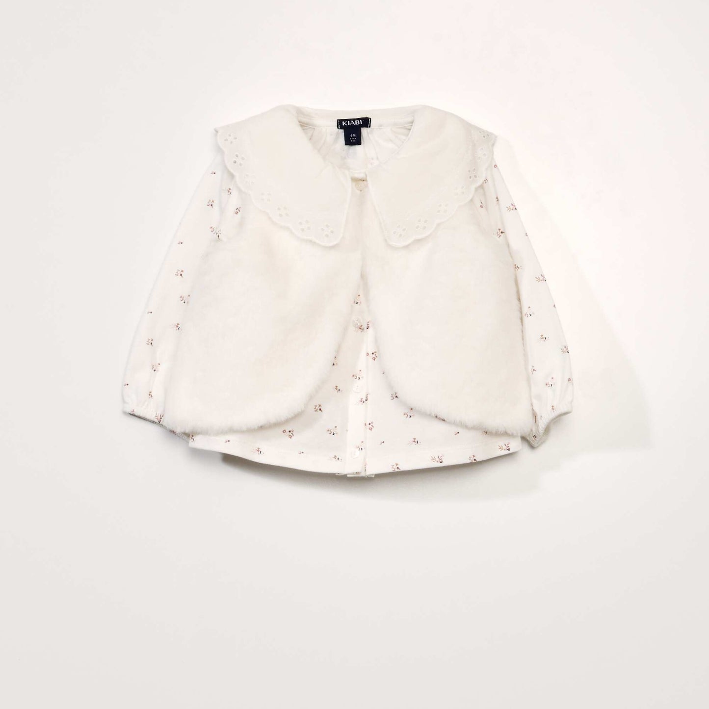 T-shirt  leggings and cardigan set - Three-piece set WHITE