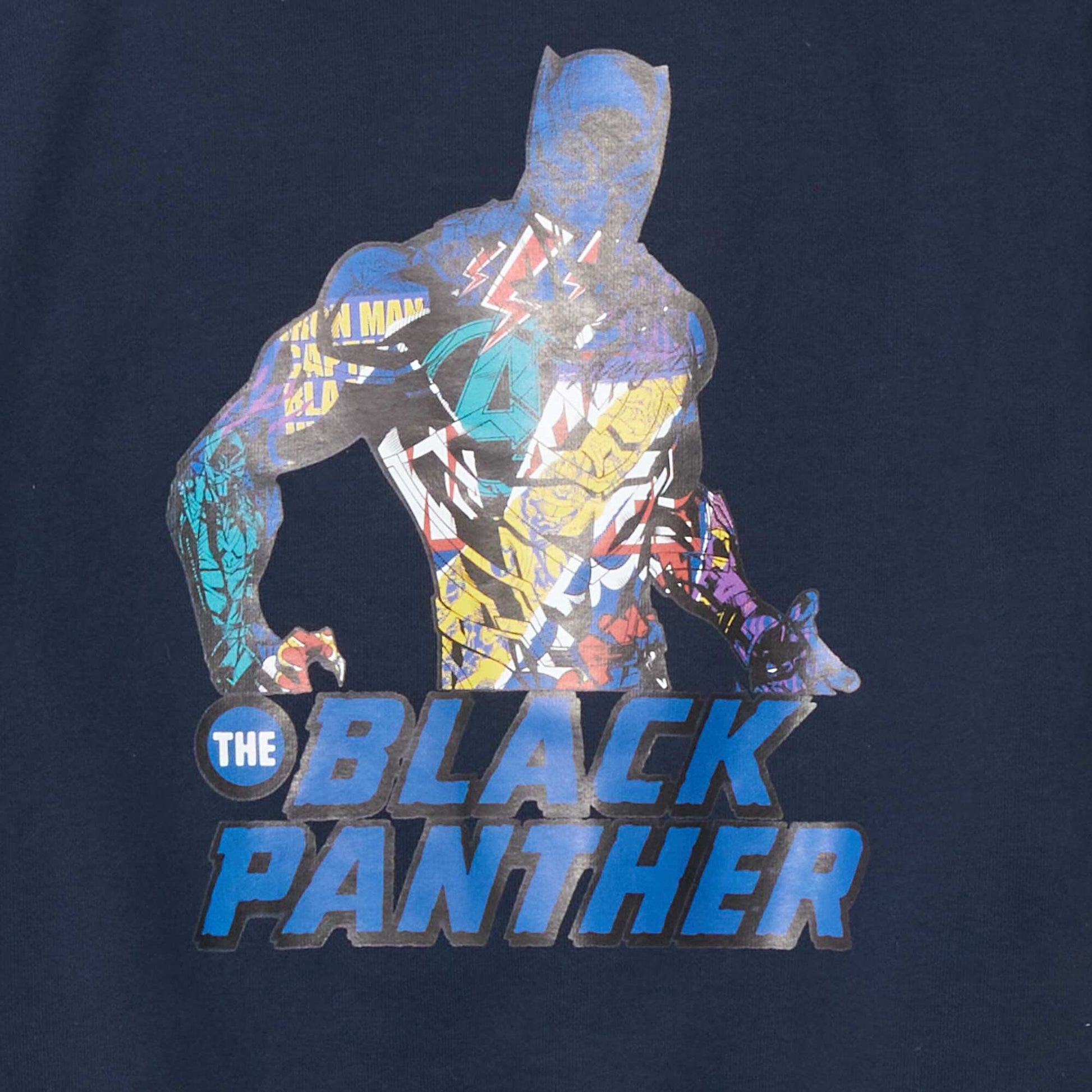 سويت شيرت بغطاء رأس Black Panther سويت شيرت