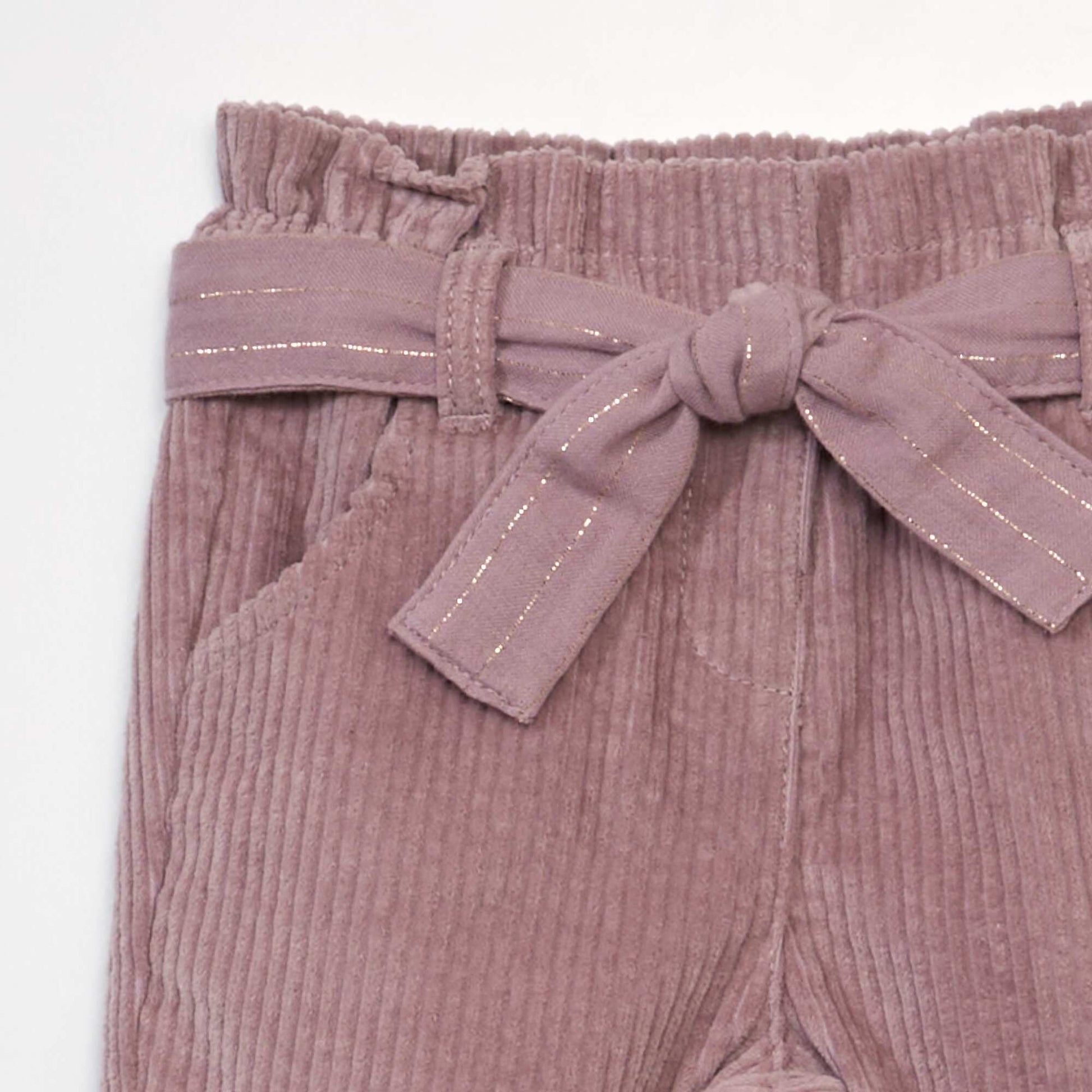 Corduroy trousers PINK