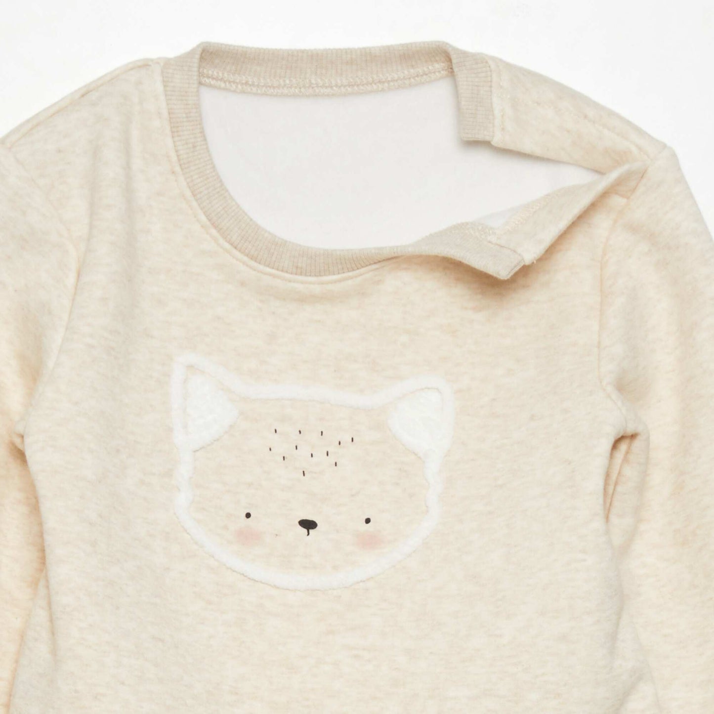 Sweatshirt with design - Super soft BEIGE