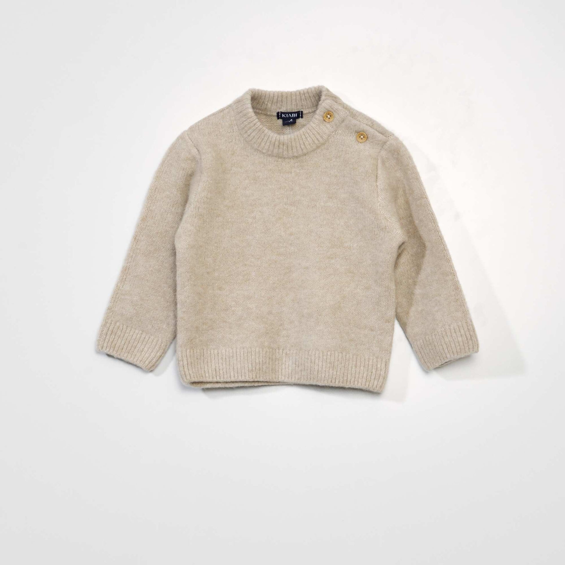 سترة صوفية ناعمة BEIGE
