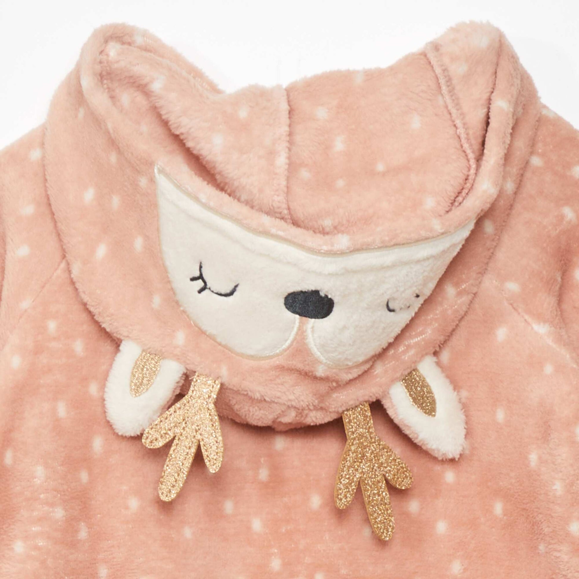'Animal' fleece onesie DOE