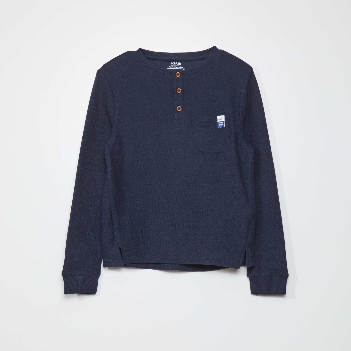 تي شيرت بياقة كبيرة SAPP BLUE