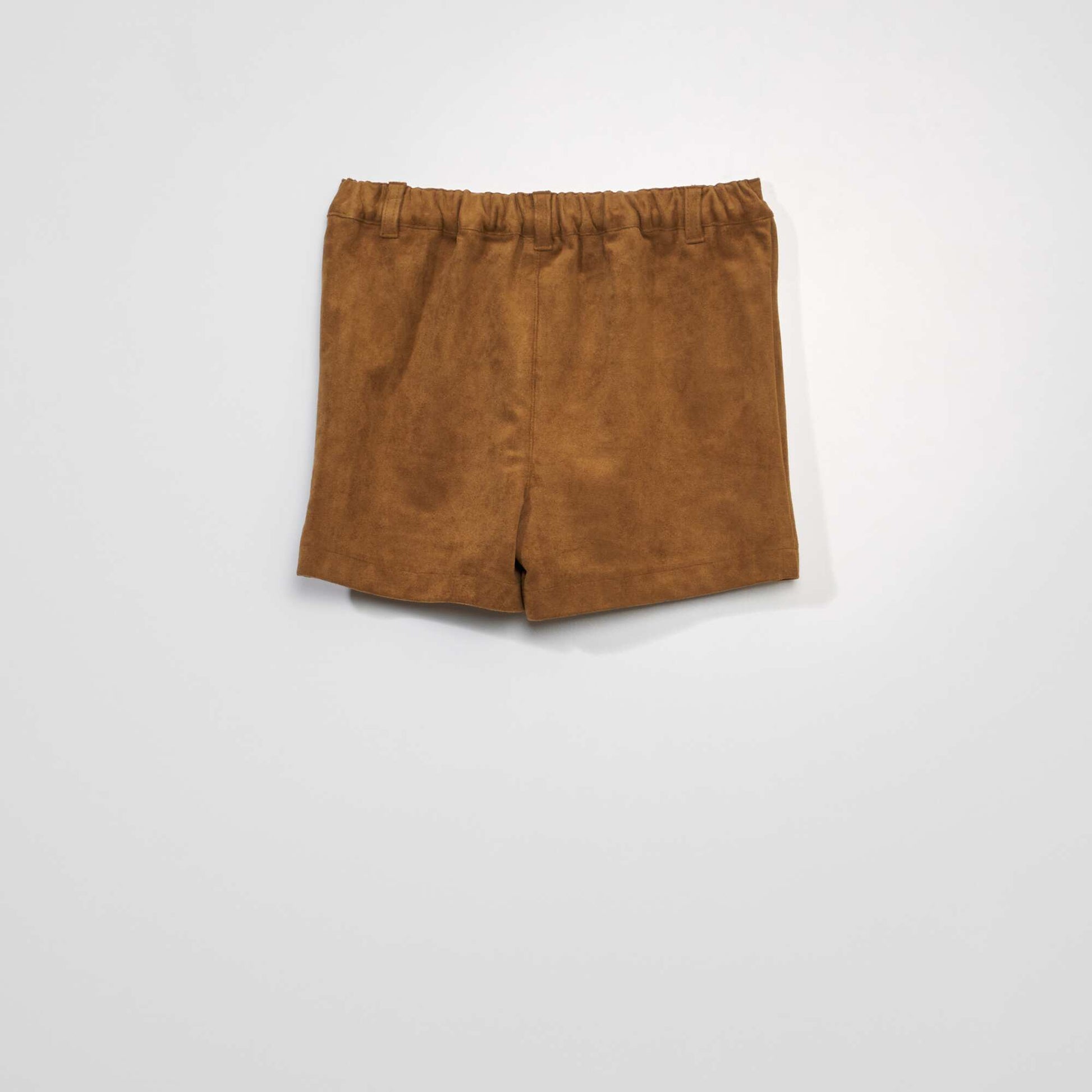Suede shorts BEIGE
