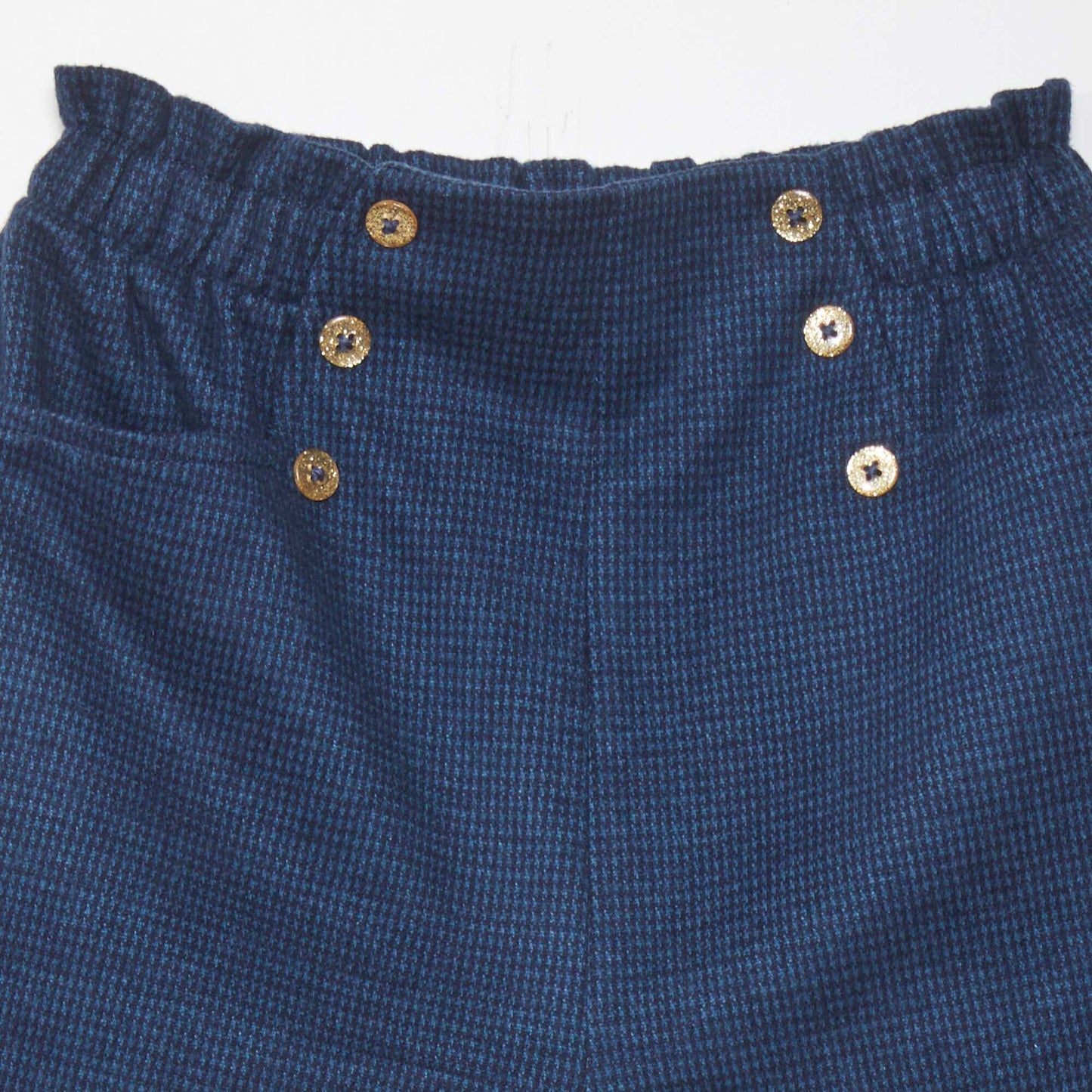Houndstooth print shorts BLUE_HEN