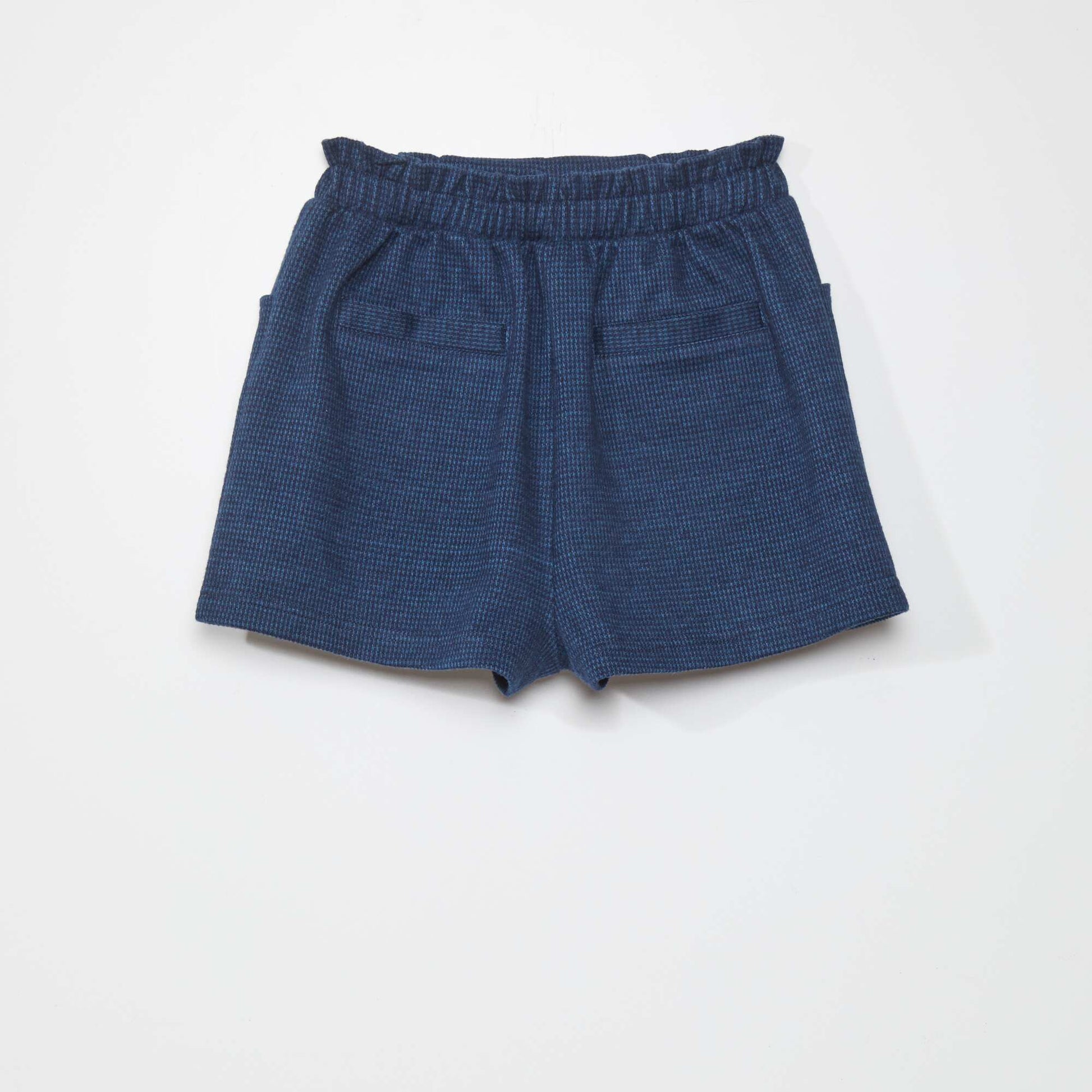 Houndstooth print shorts BLUE_HEN