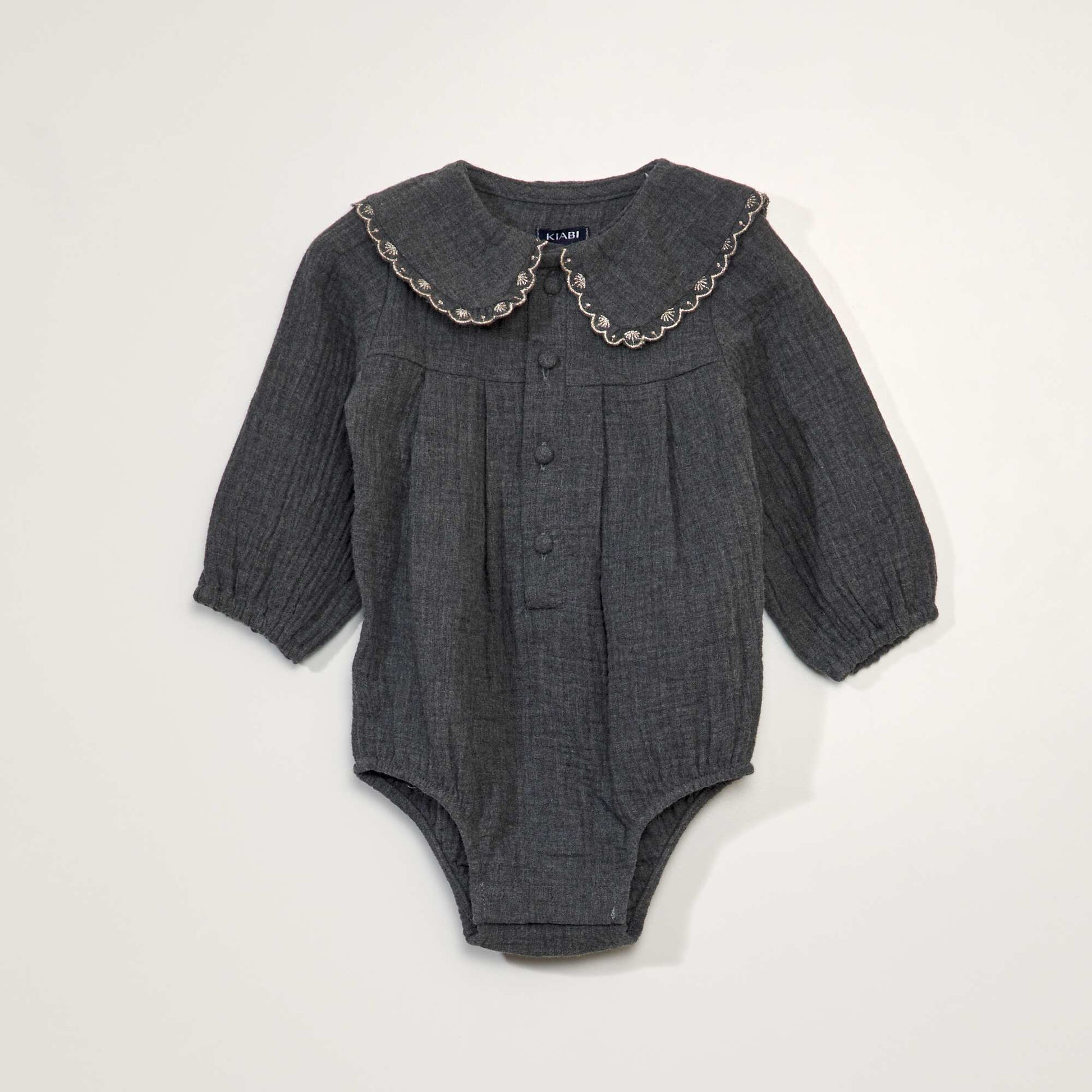 Baby bodysuit  cardigan and tights set GREY