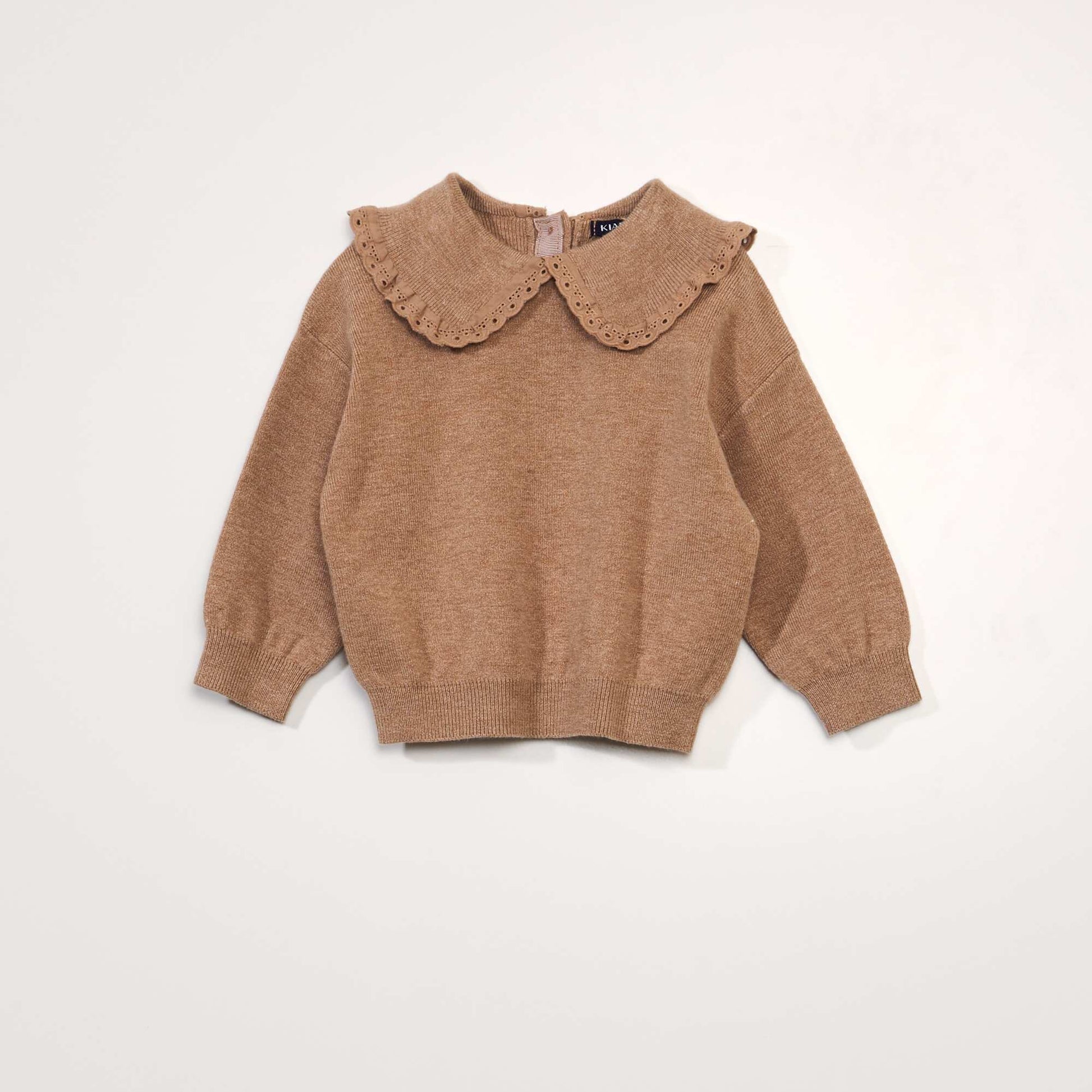 Ribbed sweater and leggings set BEIGE