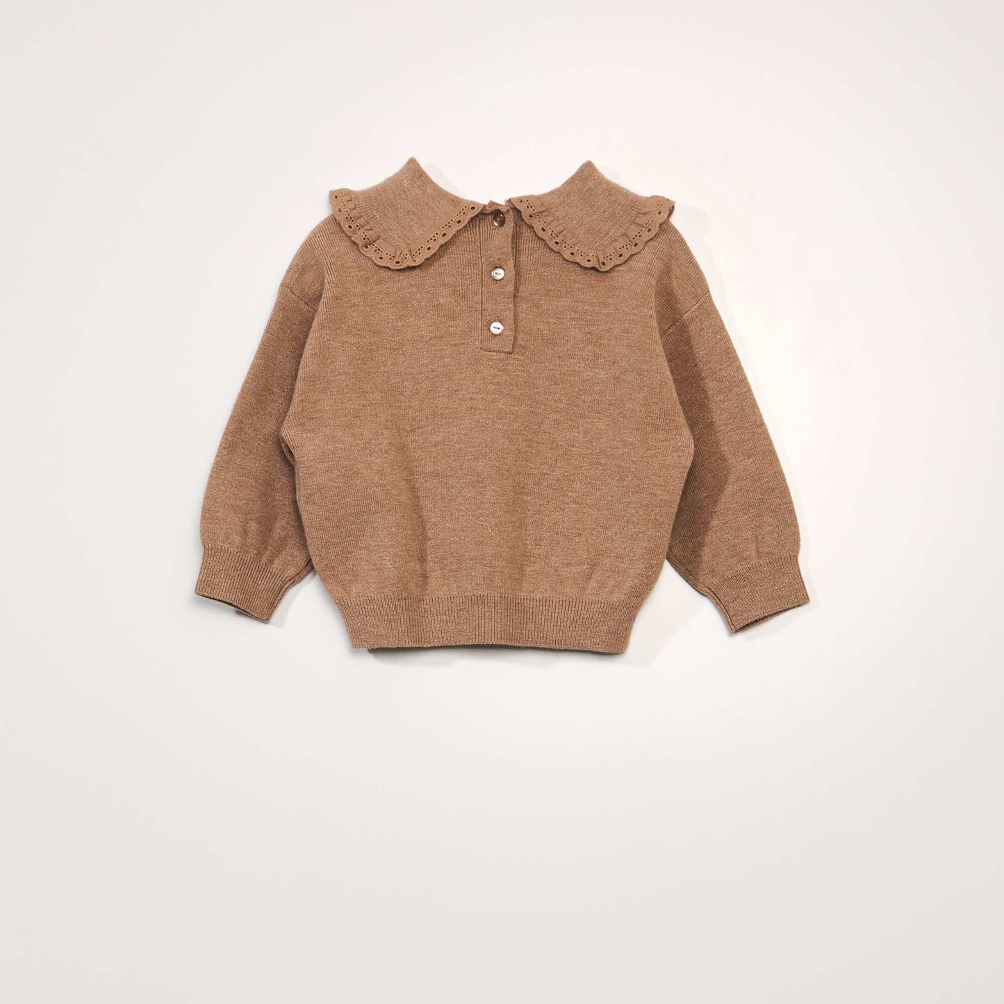 Ribbed sweater and leggings set BEIGE