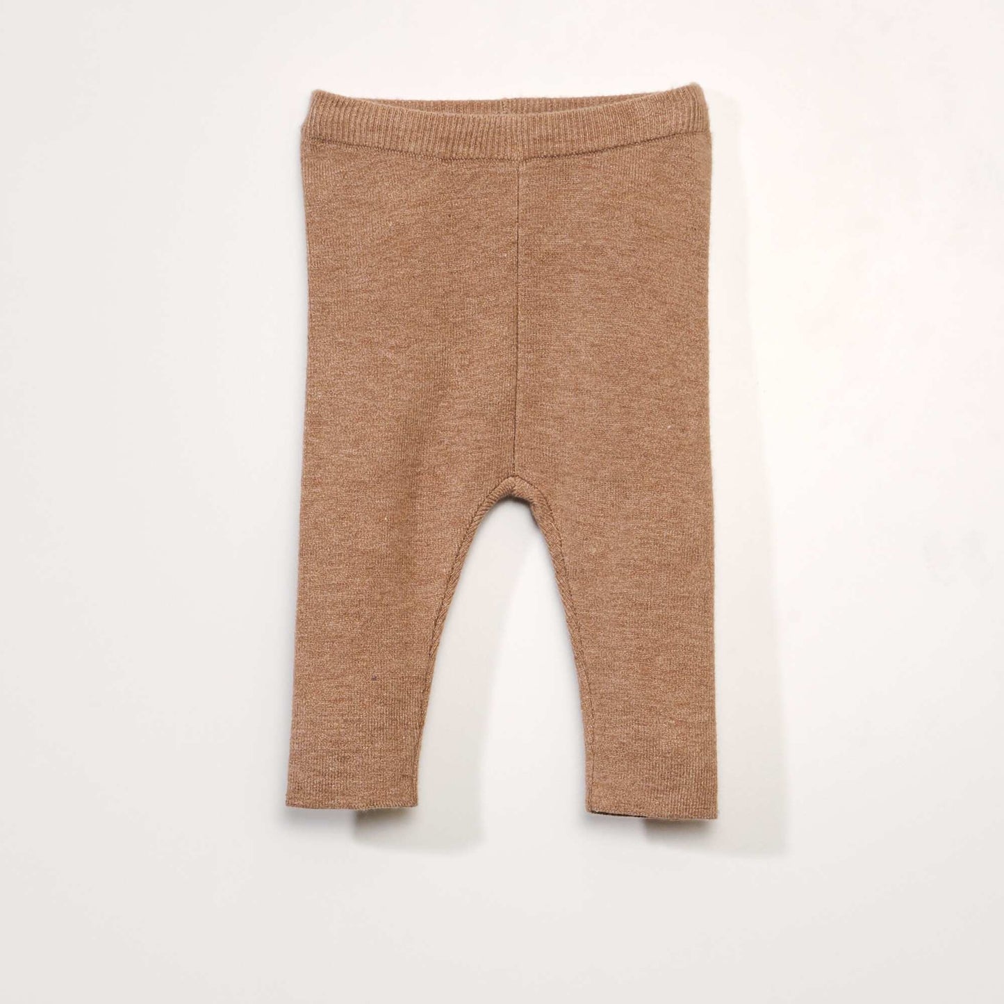 Ribbed sweater and leggings set BEIGE