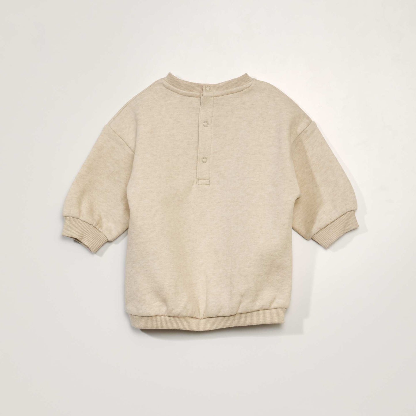 سويت شيرت قماش فستانقماش MESS BEIGE