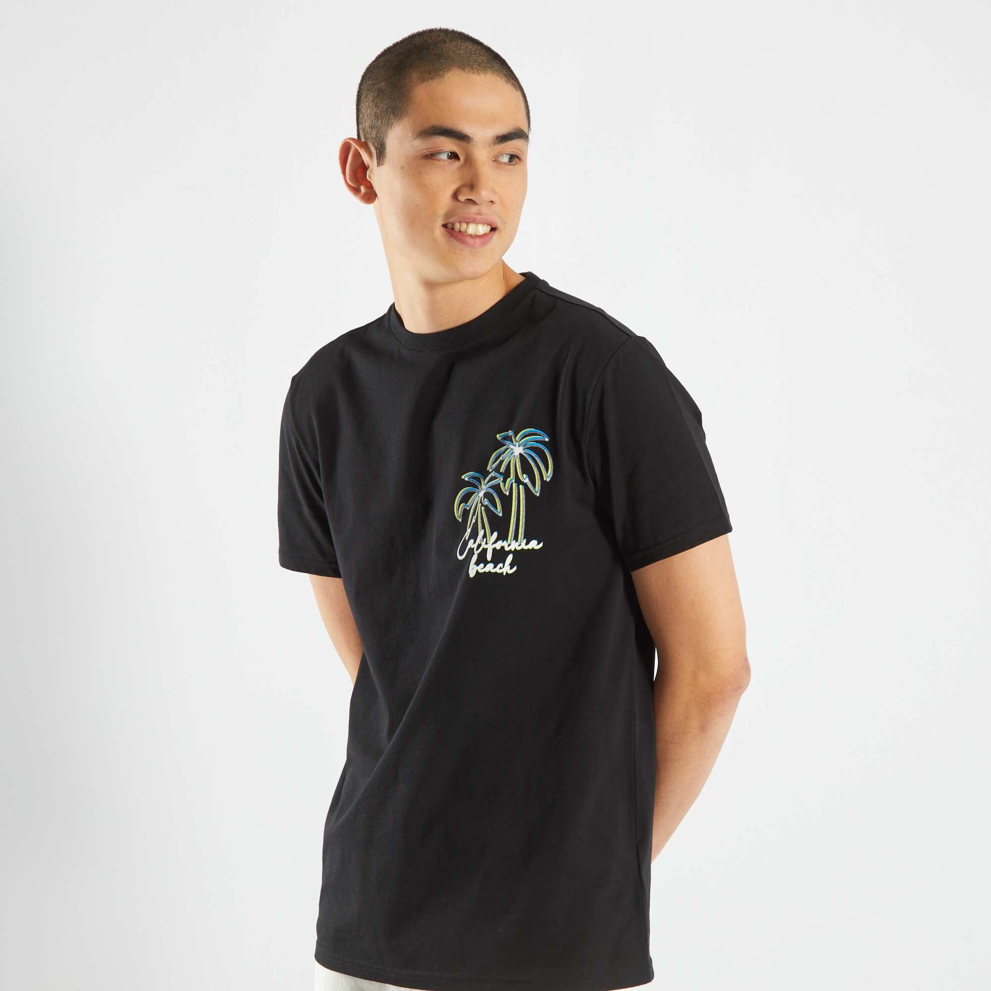Short-sleeved T-shirt BLACK