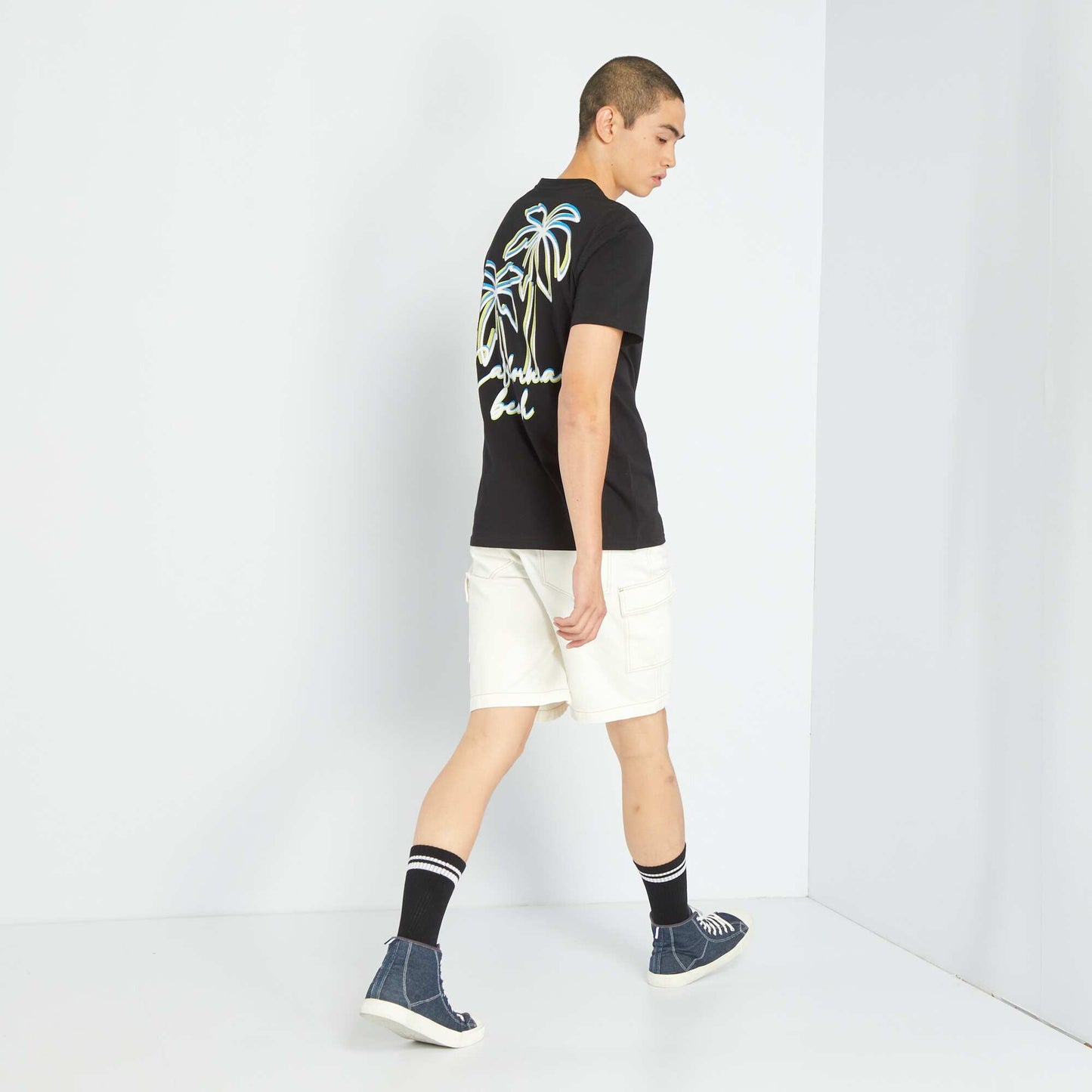 Short-sleeved T-shirt BLACK