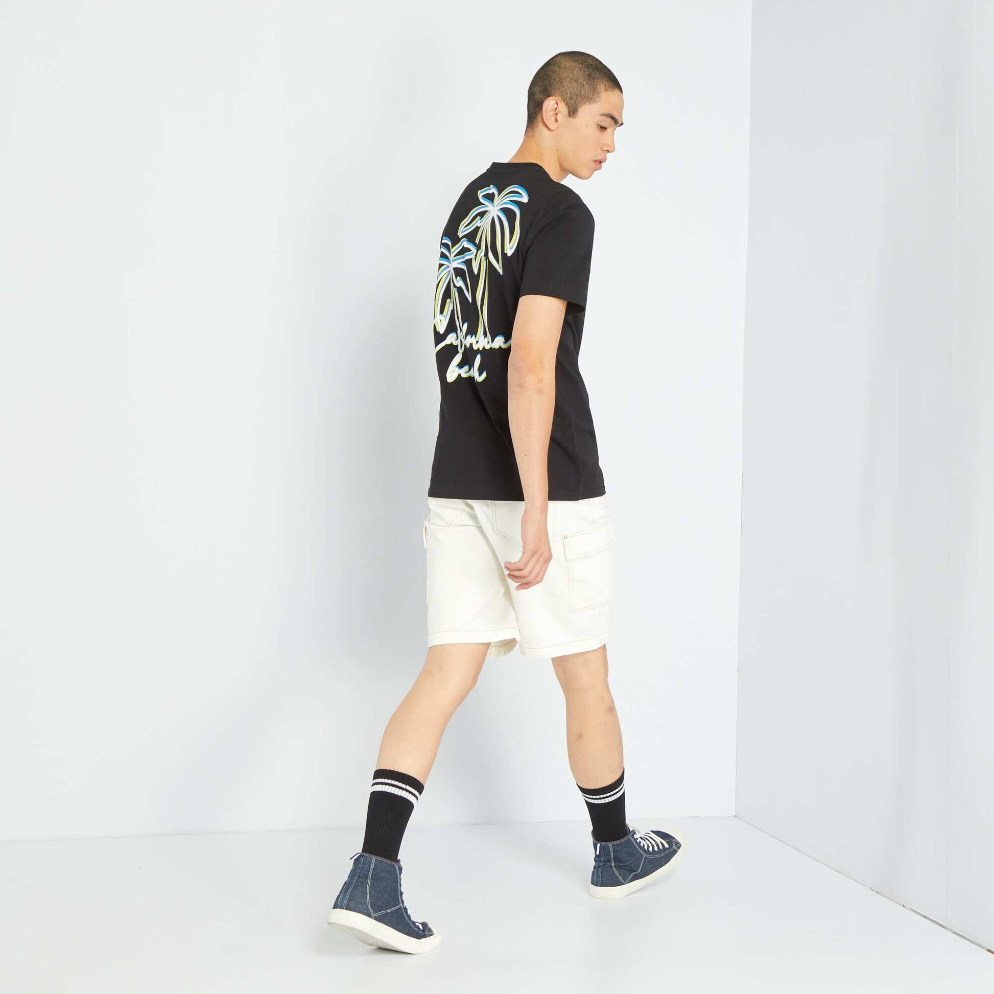 Short-sleeved T-shirt BLACK
