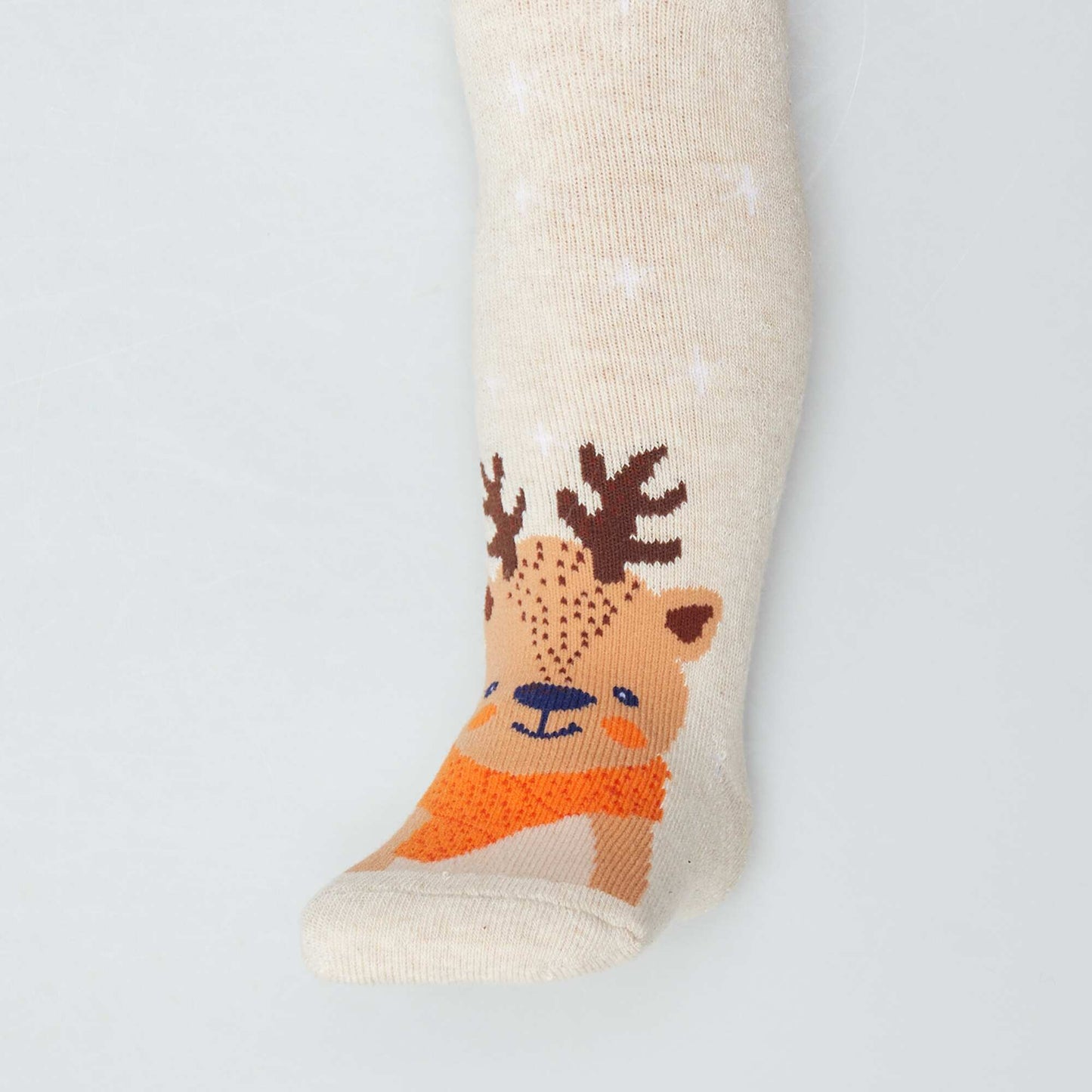 Pack of 2 pairs of warm tights DEER