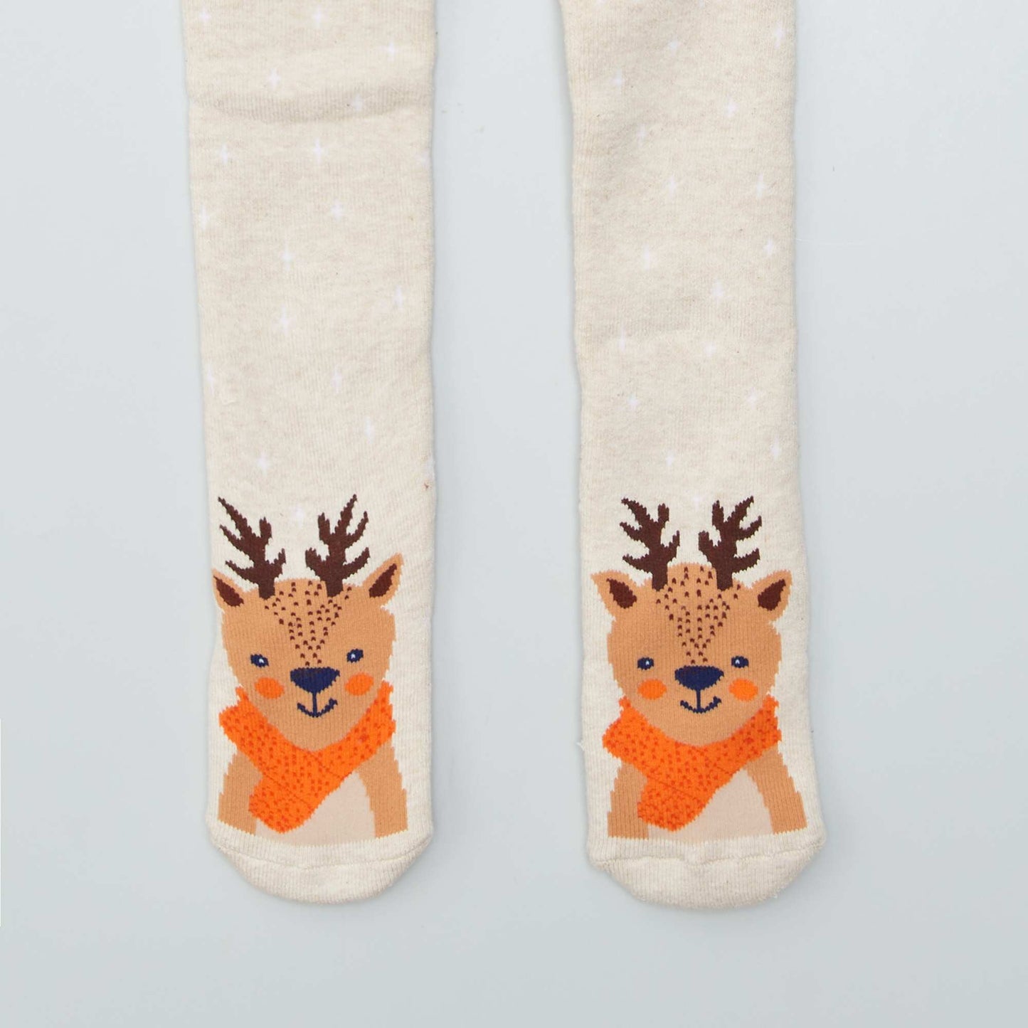 Pack of 2 pairs of warm tights DEER