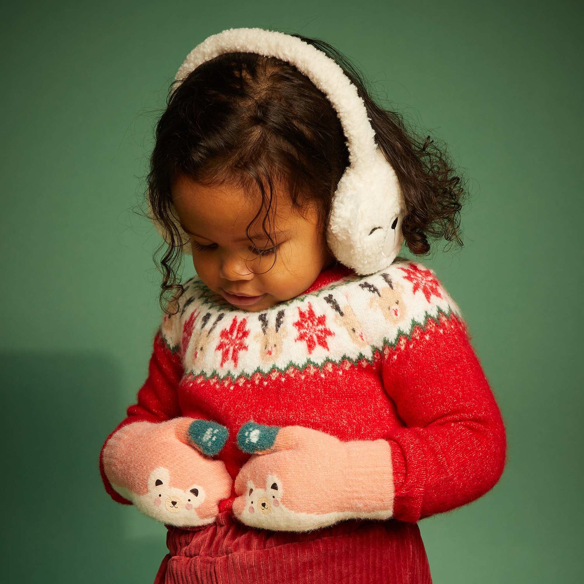 Mustonné effect ear muffs WHITE