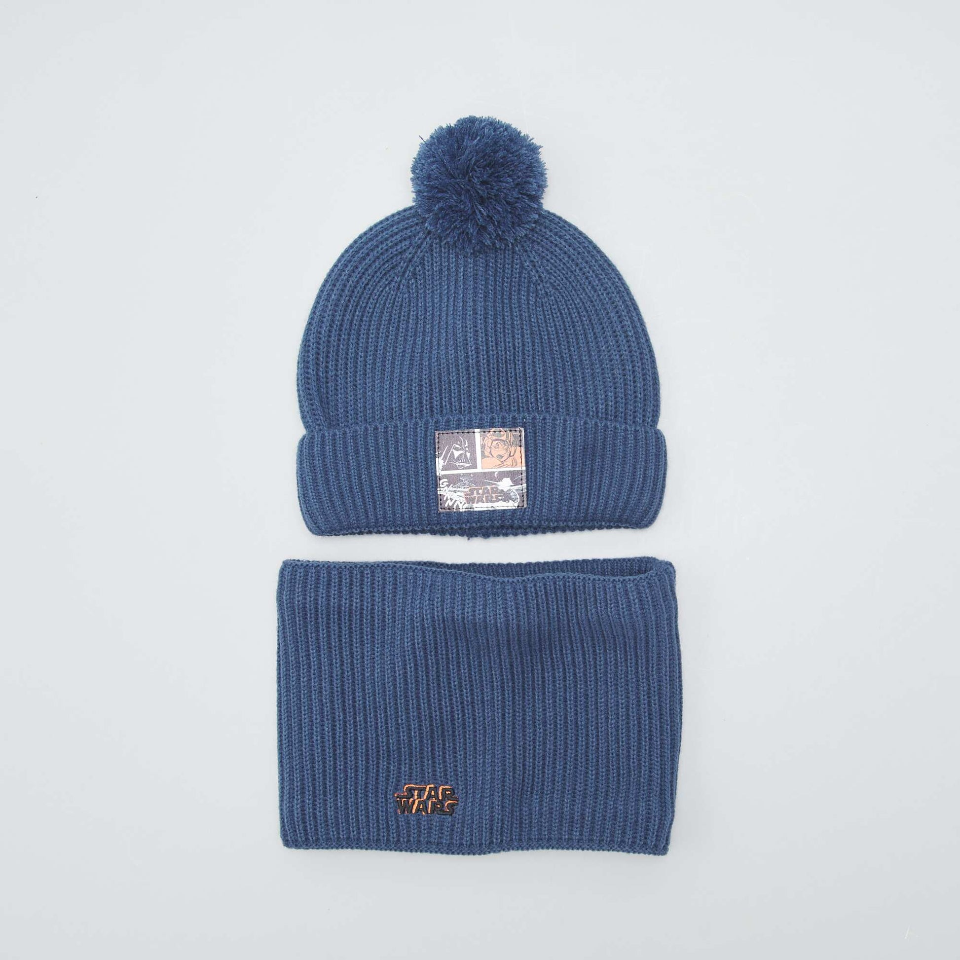Star Wars hat and snood set - 2-piece set BLUE