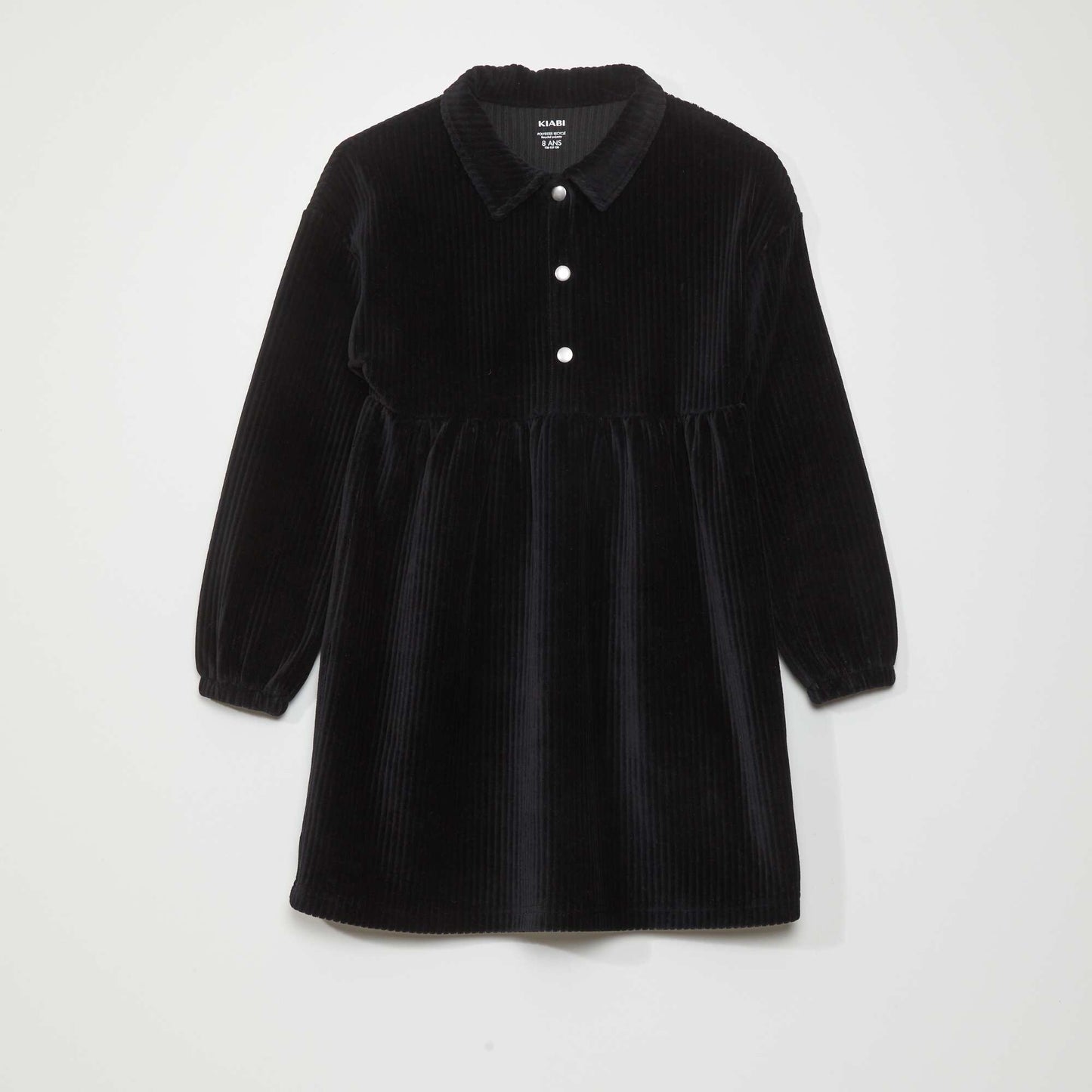 Velvet dress BLACK