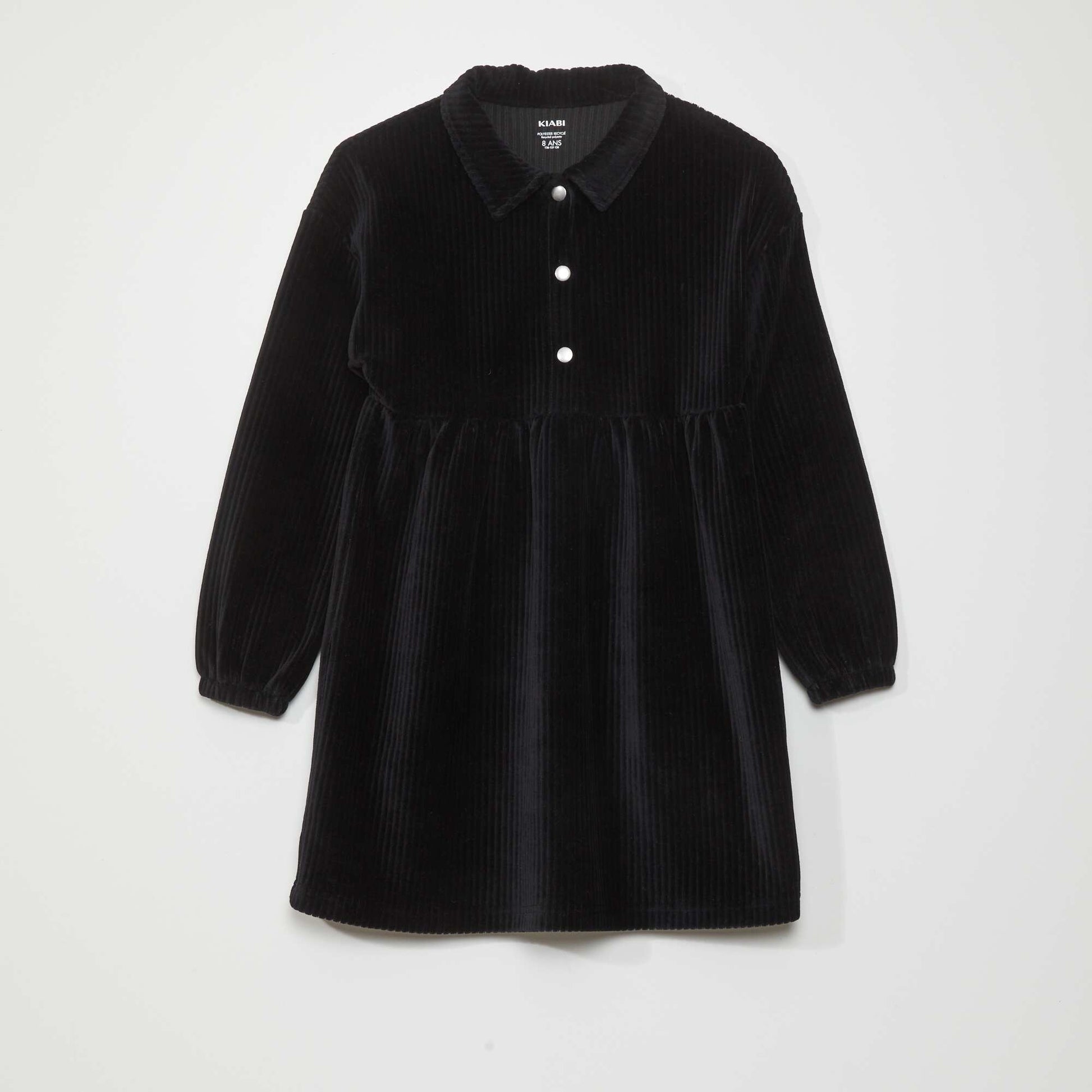 Velvet dress BLACK