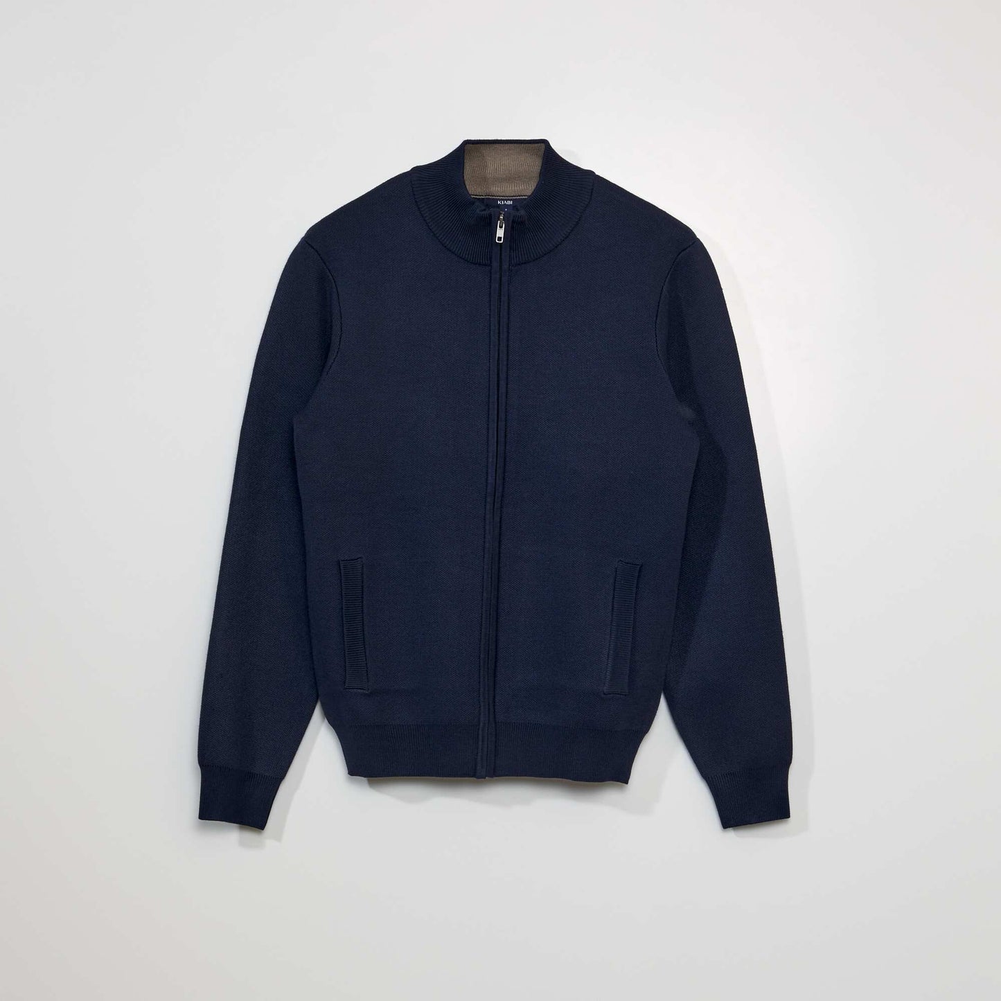 High-neck cardigan SKY_CAP