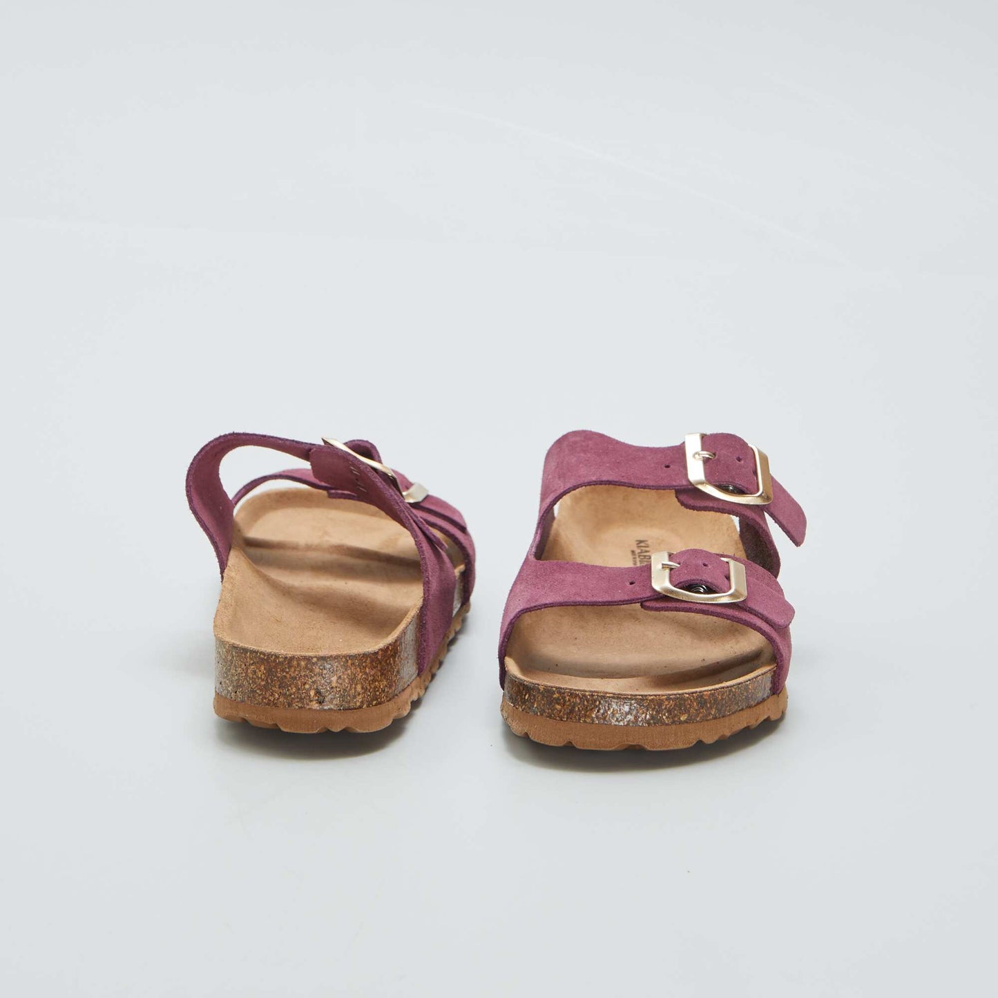 Sandals with double straps HO_BORDO