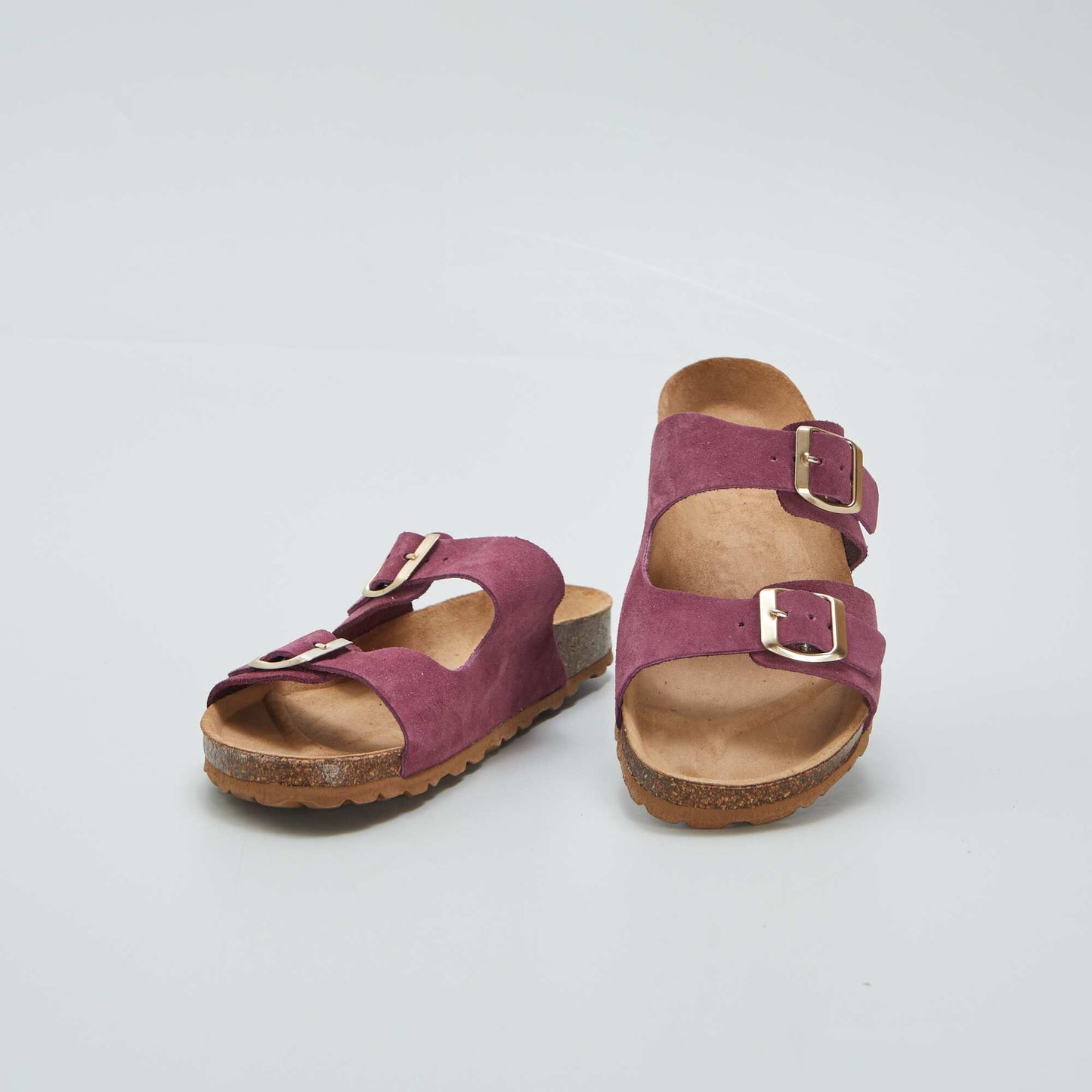 Sandals with double straps HO_BORDO