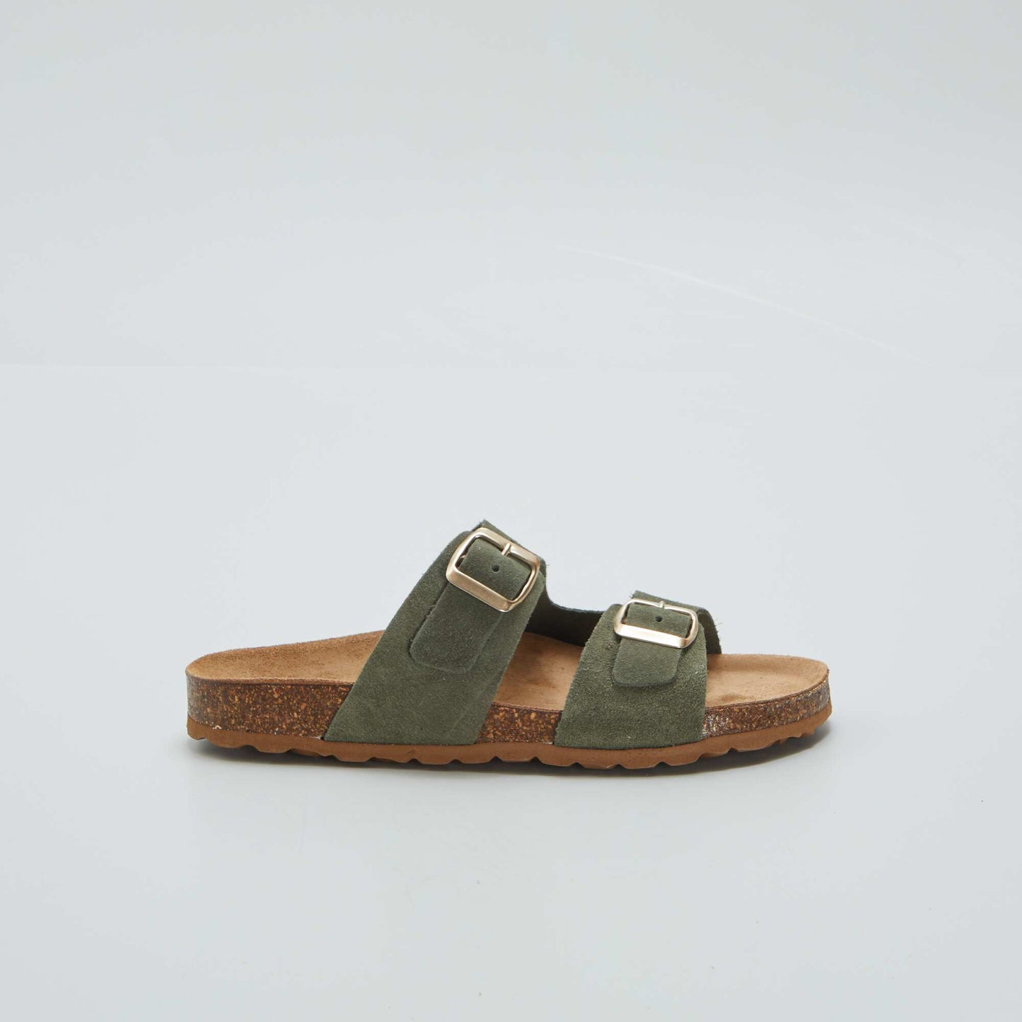 Sandals with double straps HO_GREEN