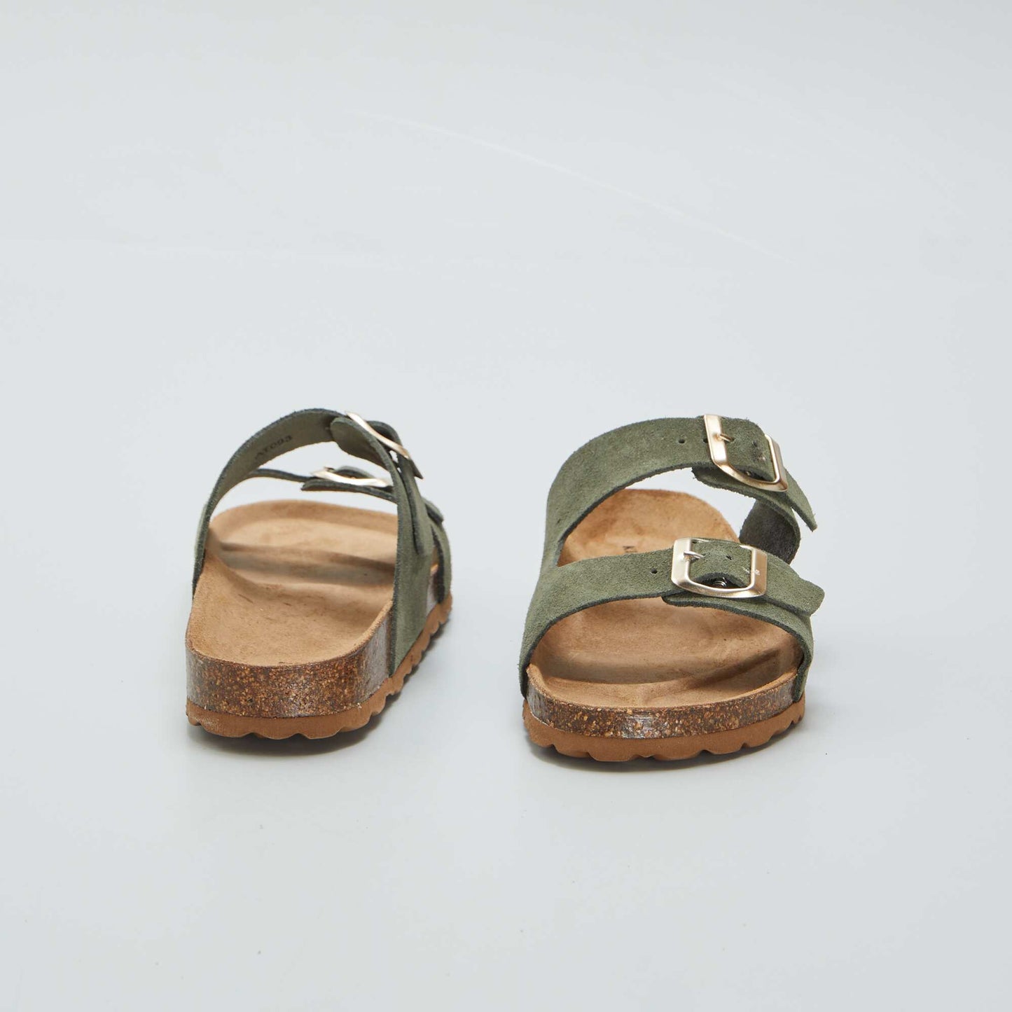 Sandals with double straps HO_GREEN
