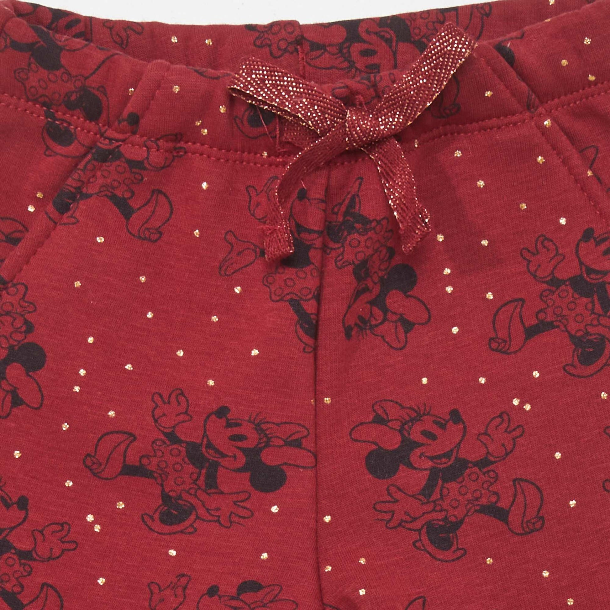 'Disney' sweatshirt fabric trousers RED