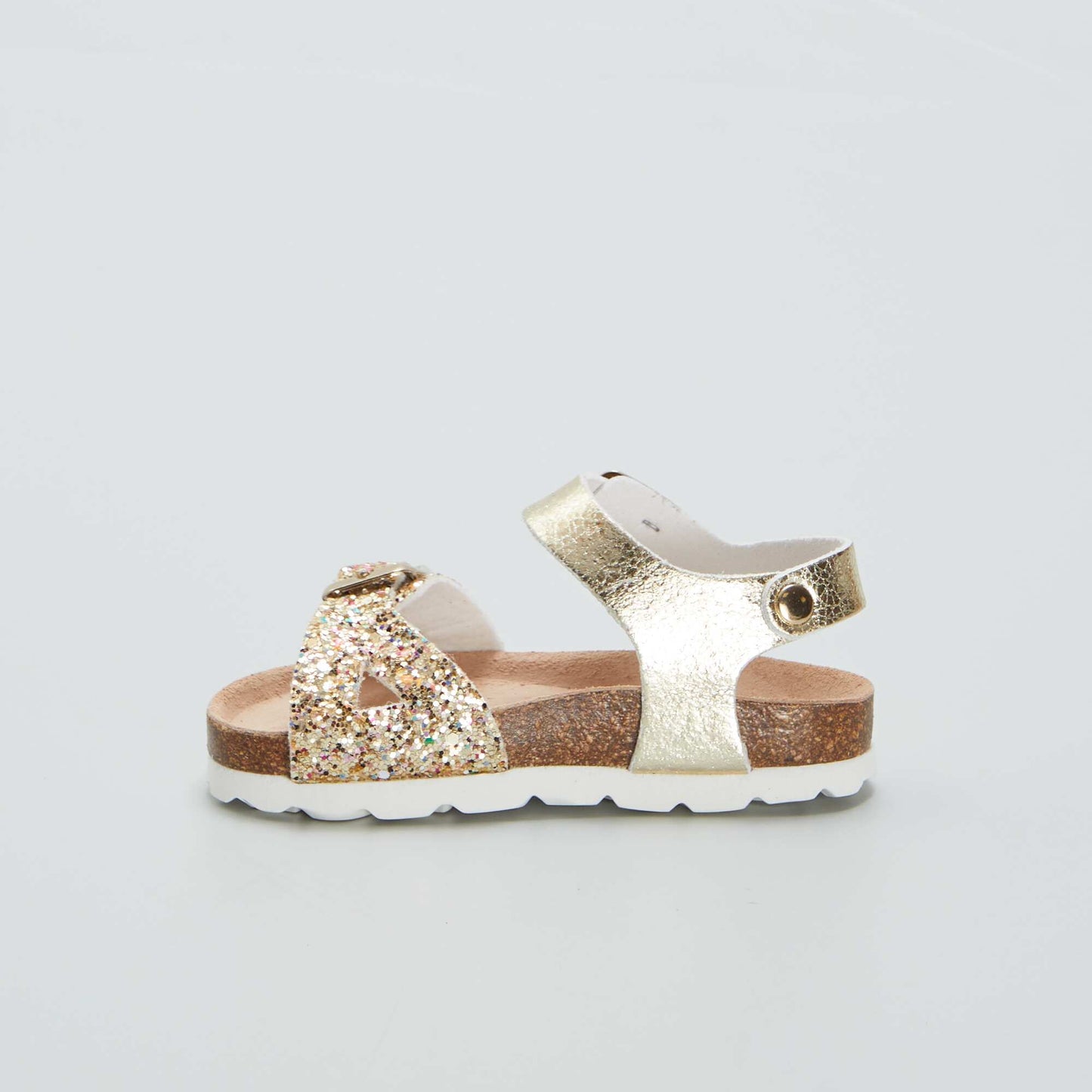 Sandals with gold-coloured straps HO_GOLD