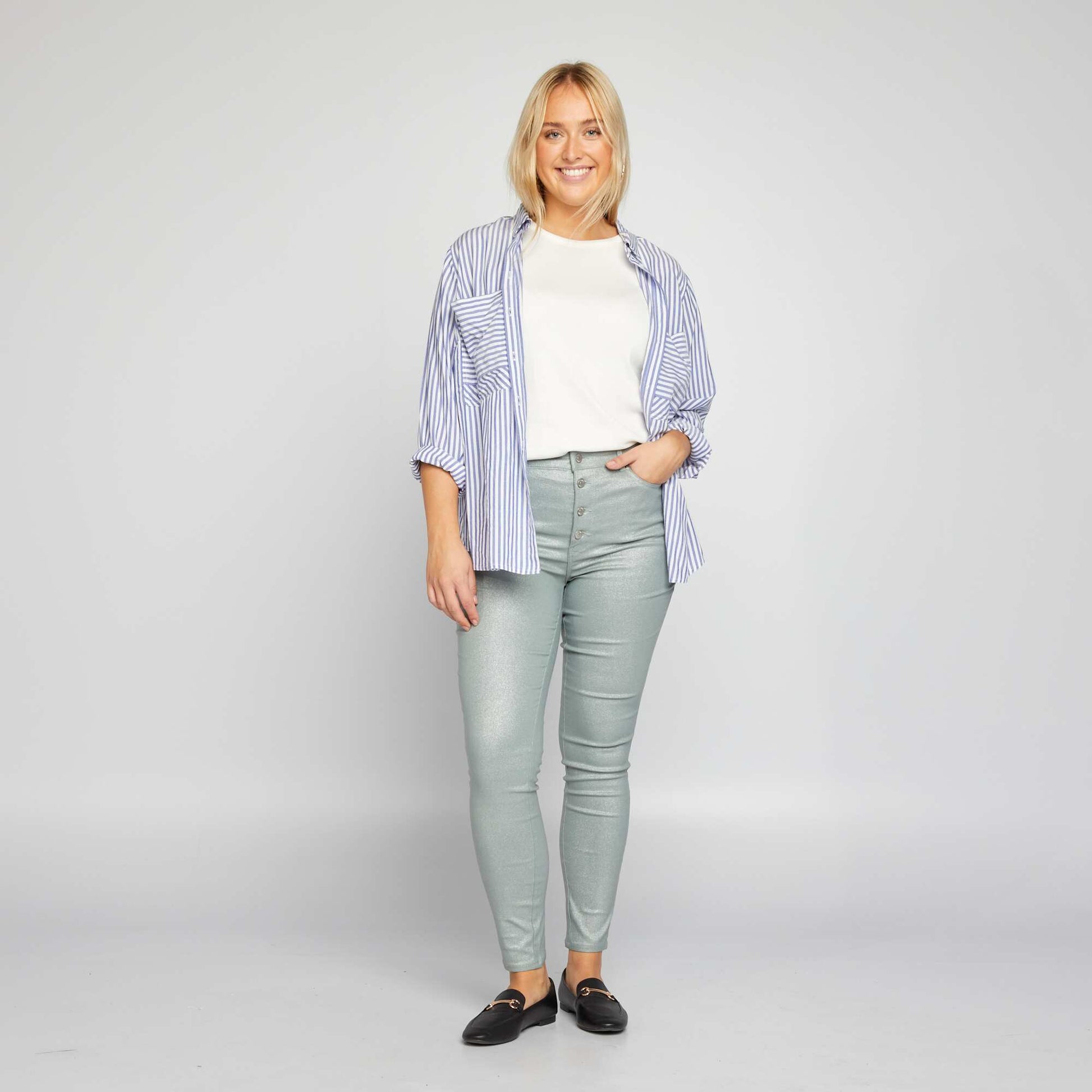 Skinny jeans/very fitted cut GREY