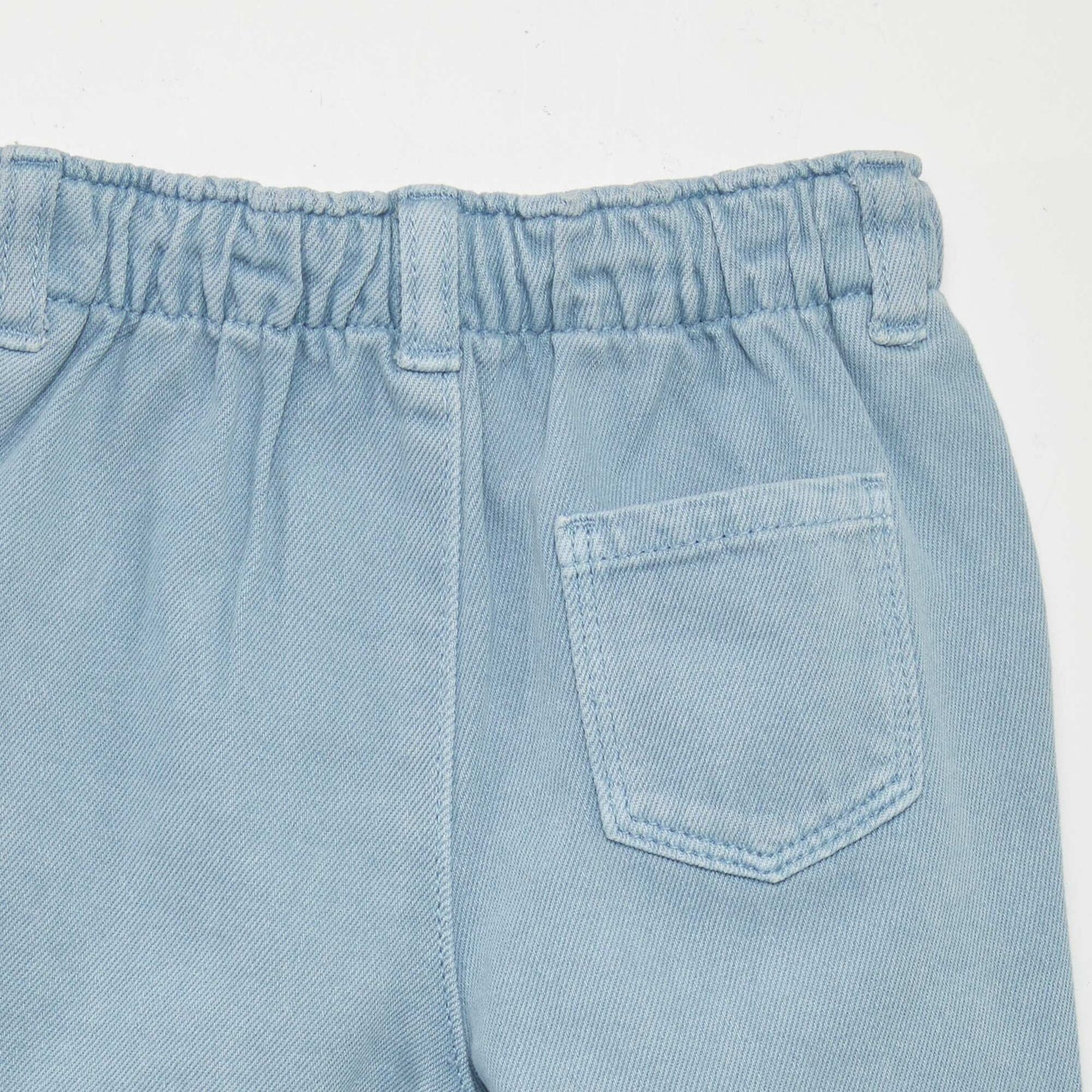 Paper bag style trousers BLUE