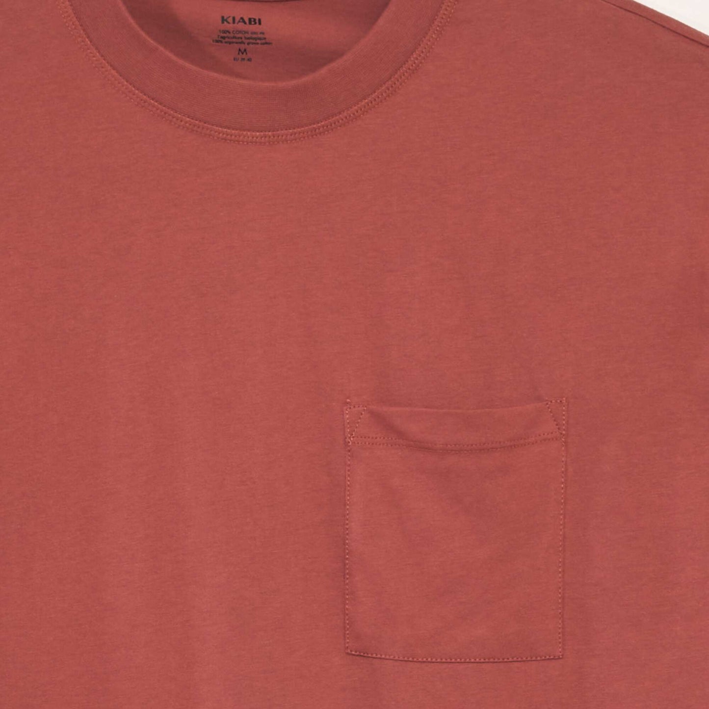 Plain loose-fit T-shirt RED
