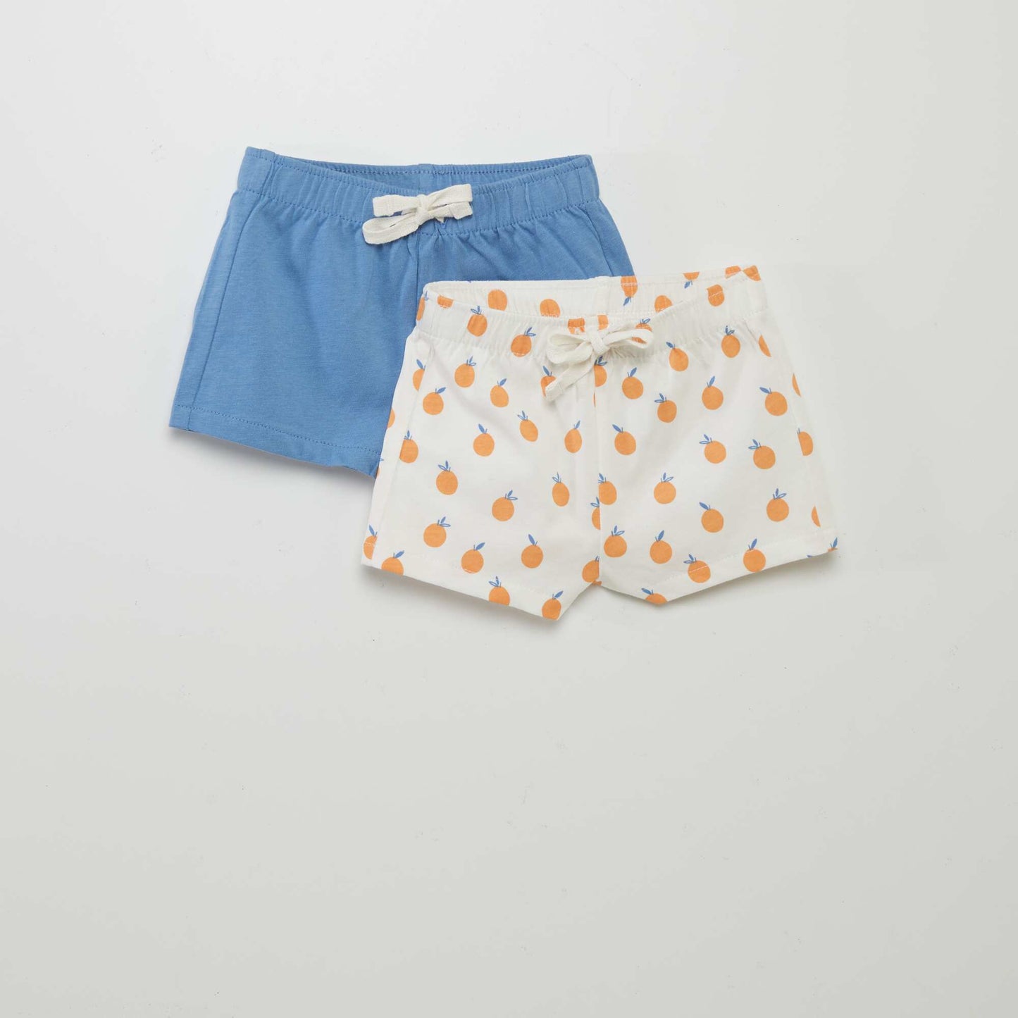 Pack of 2 cotton shorts WHITE