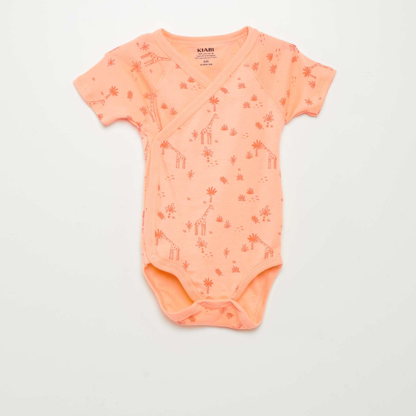 Pack of 3 printed bodysuits ORANGE