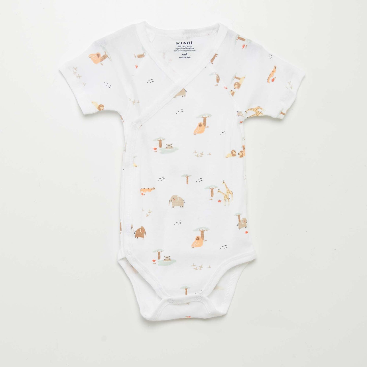 Pack of 3 printed bodysuits WHITE