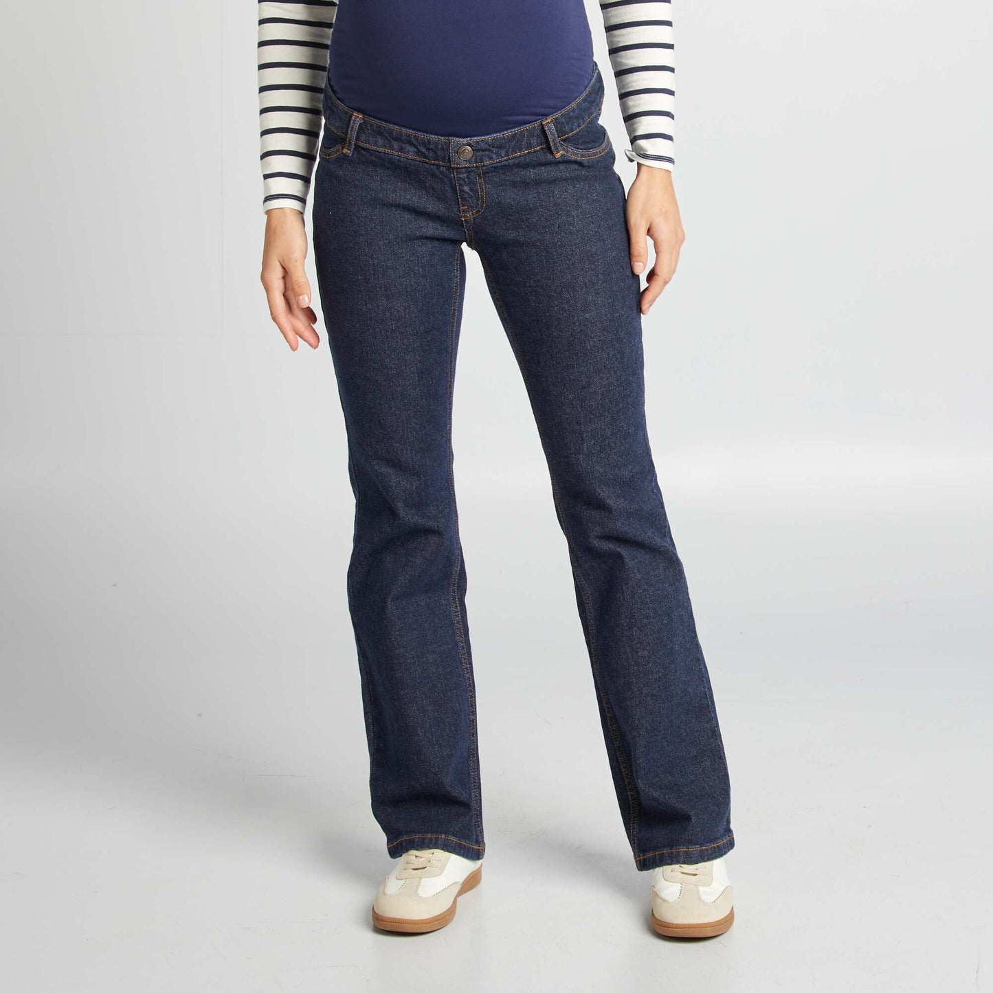 Flared maternity jeans BLUE