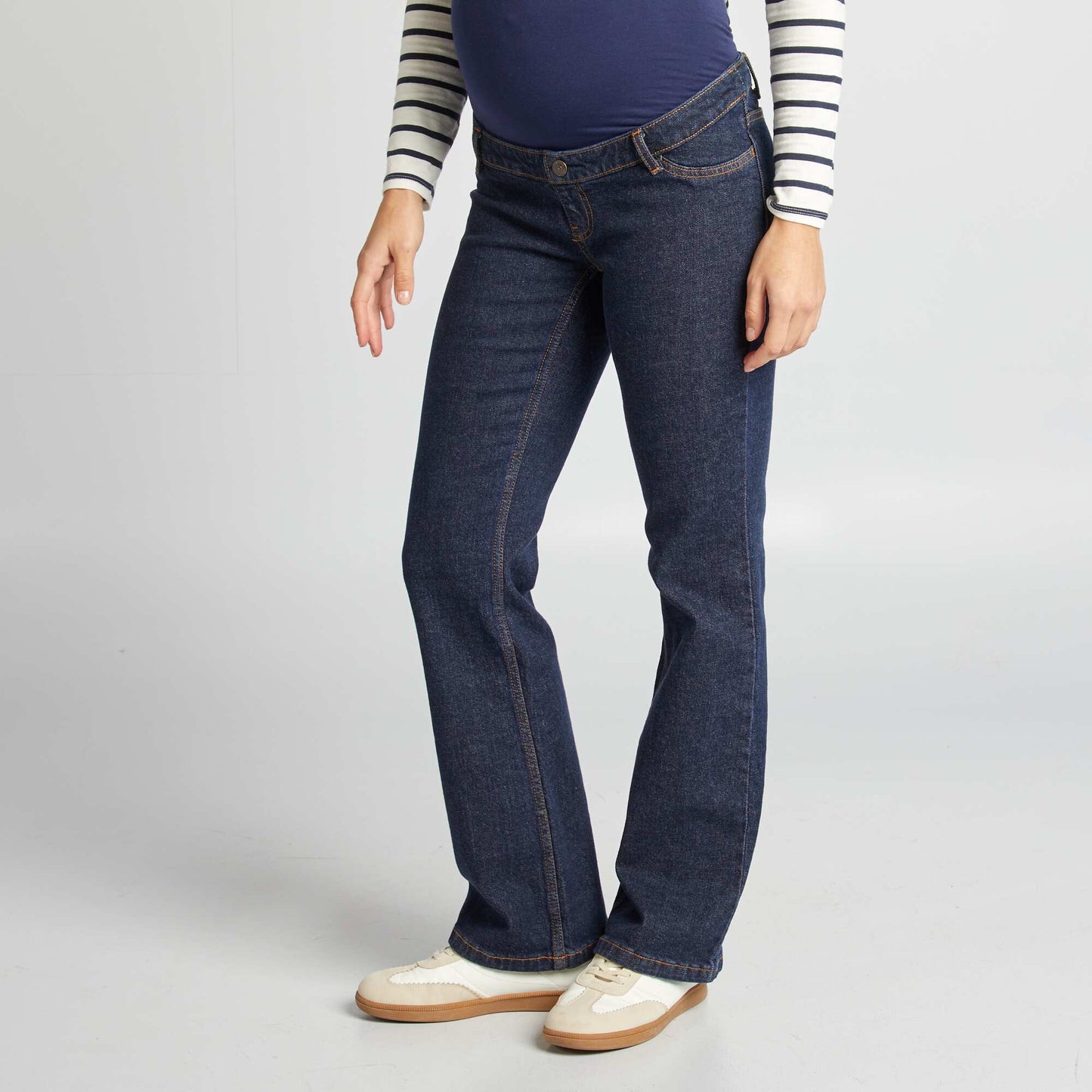 Flared maternity jeans BLUE