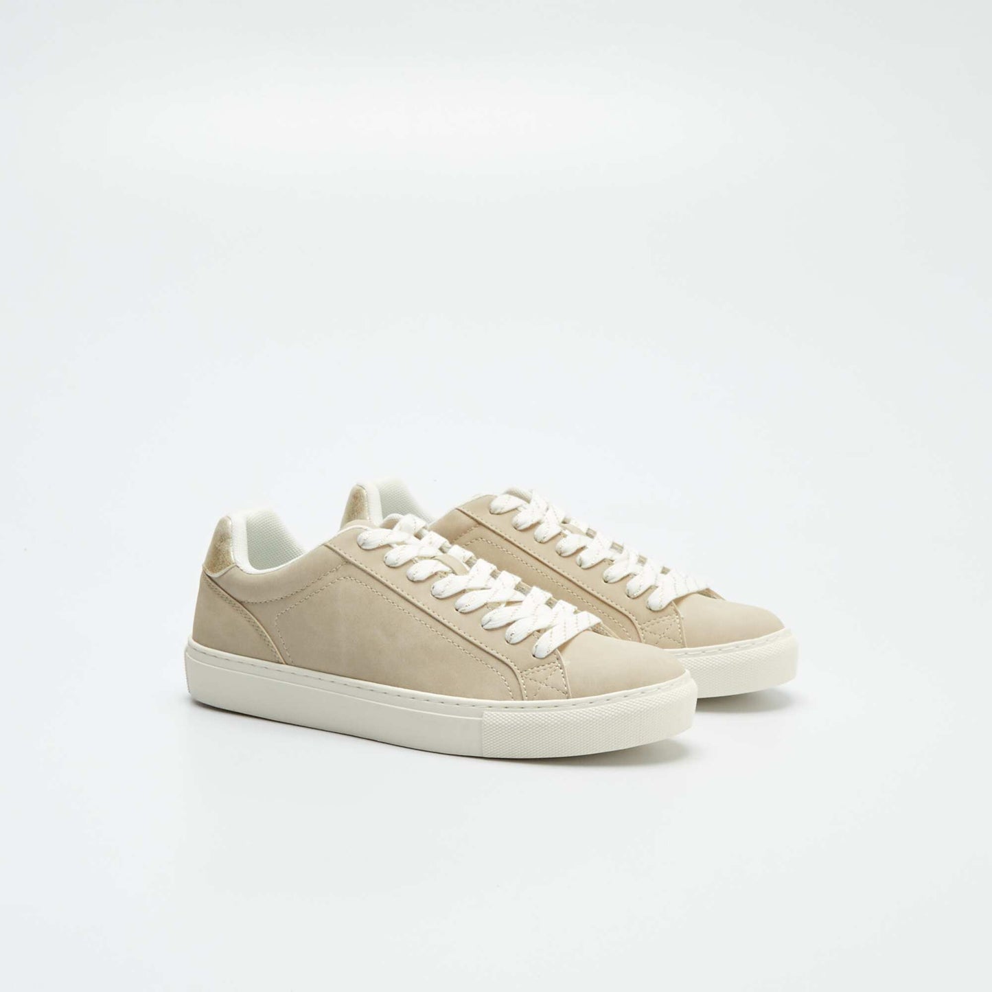 Low-top trainers BEIGE