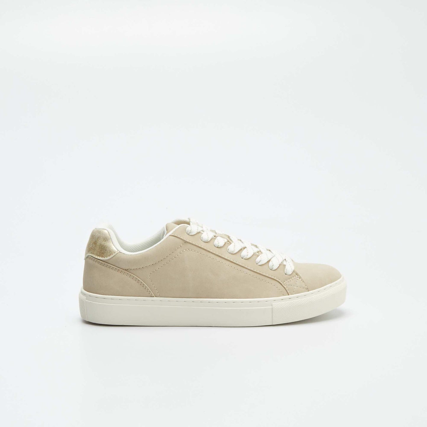 Low-top trainers BEIGE