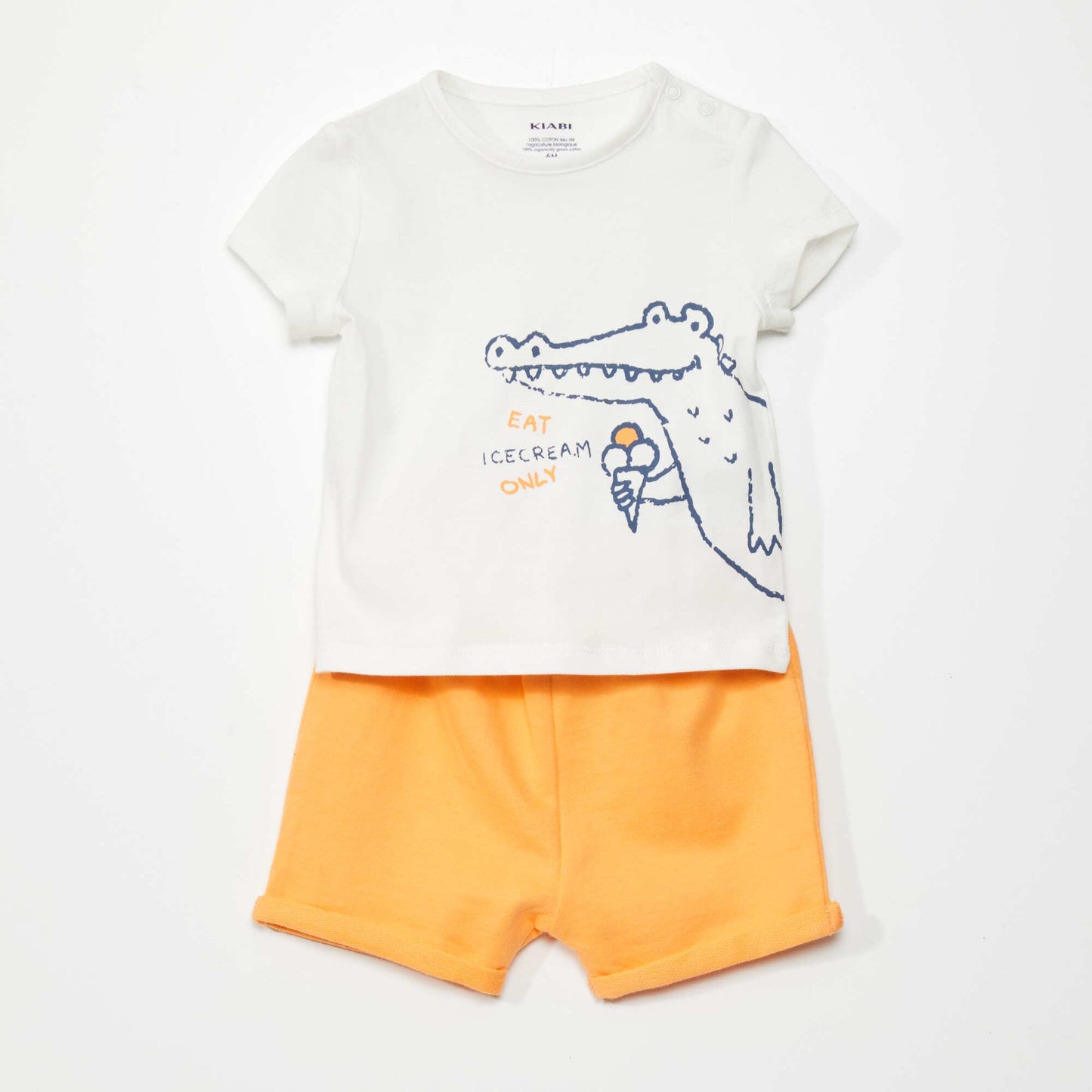 T-shirt + shorts set - 2-piece set SNOW CROCODILE