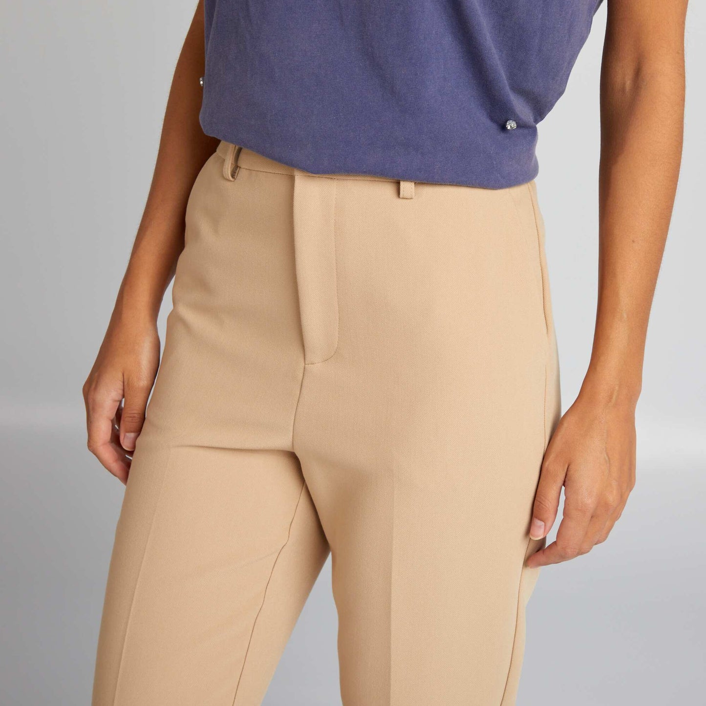 Cigarette trousers BEIGE