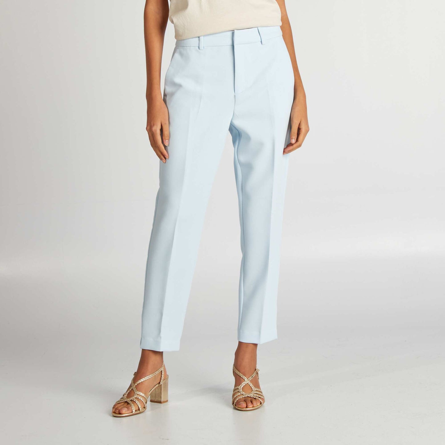 Cigarette trousers BLUE