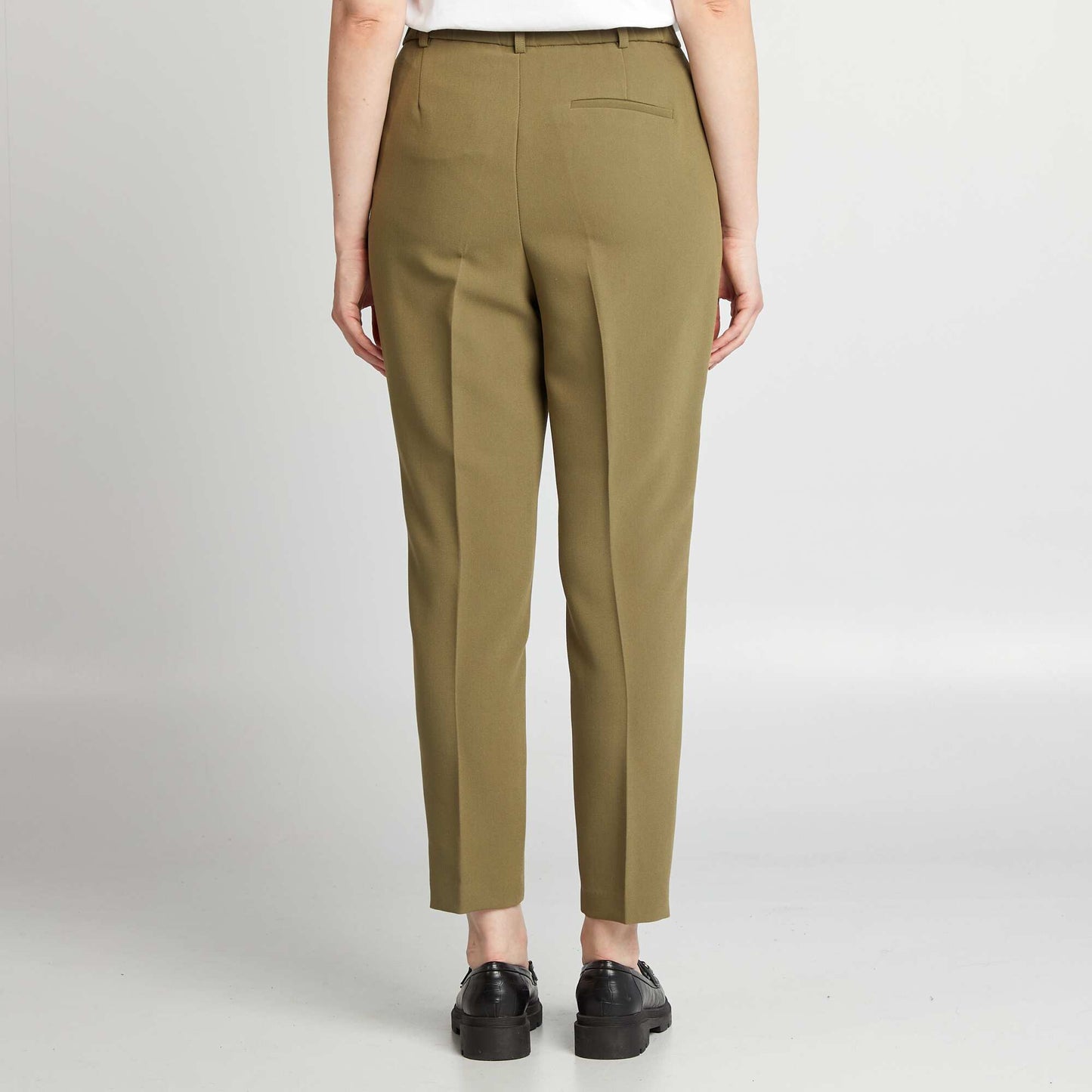 Cigarette trousers KHAKI