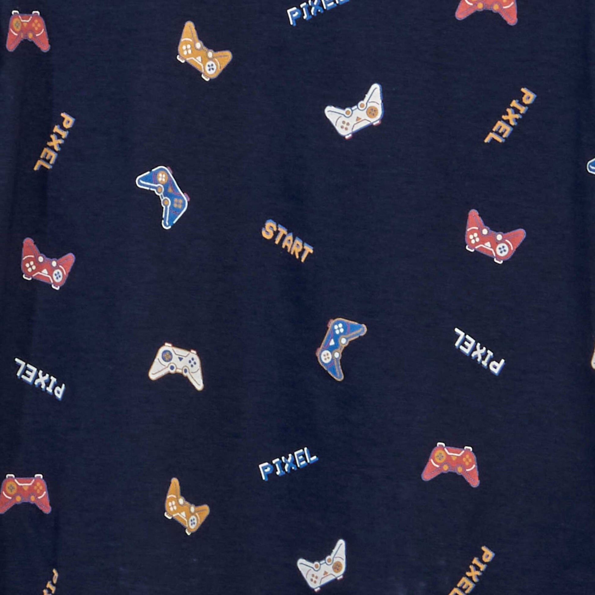 Short 2-piece T-shirt + shorts pyjama set - 2-piece set BLUE