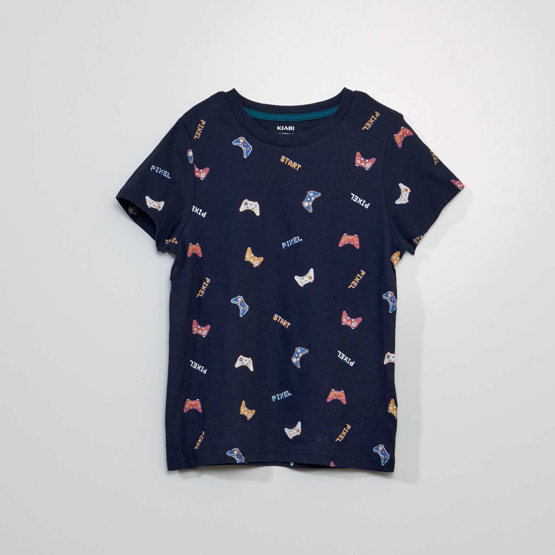 Short 2-piece T-shirt + shorts pyjama set - 2-piece set BLUE