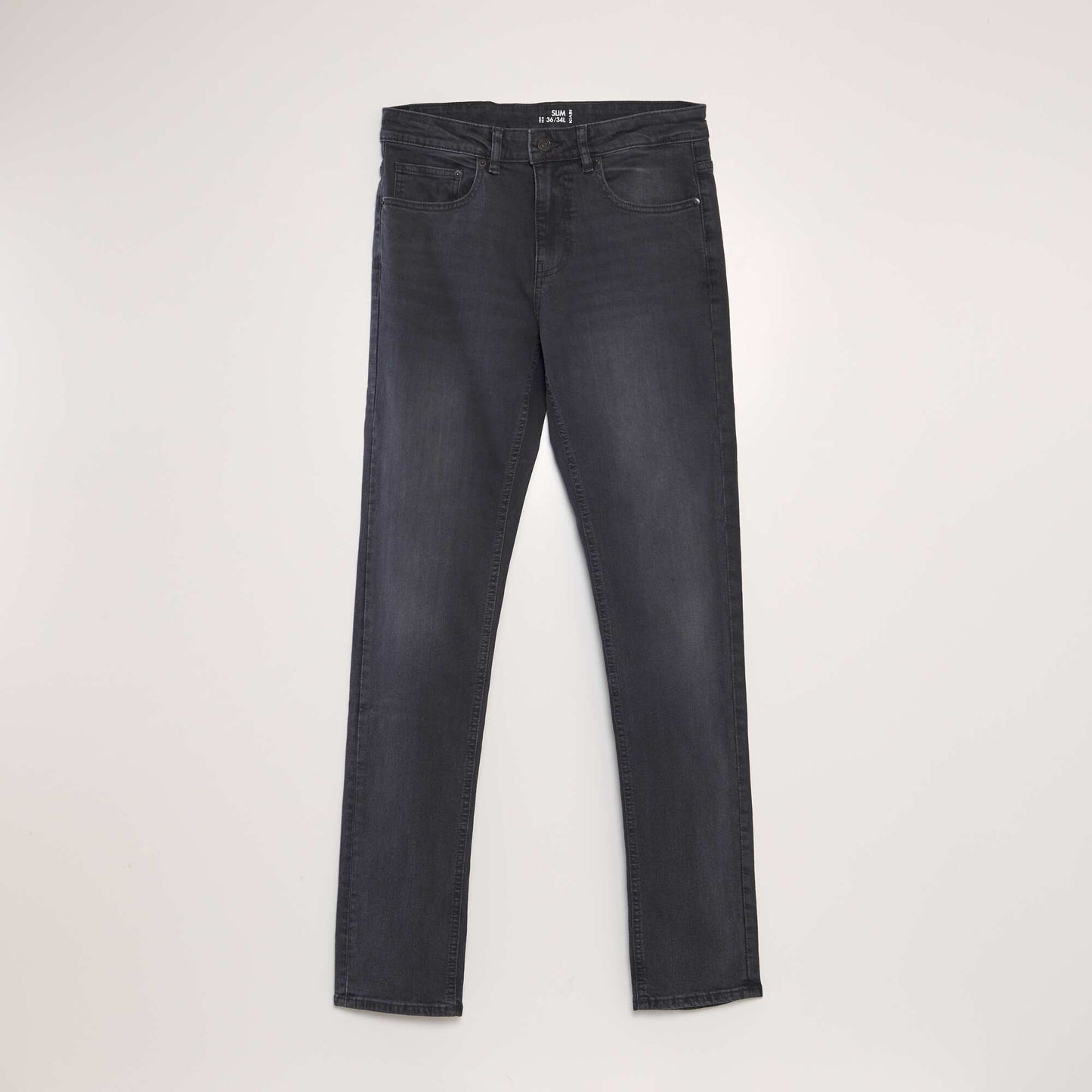 Slim-fit 5-pocket jeans - L34 GREY